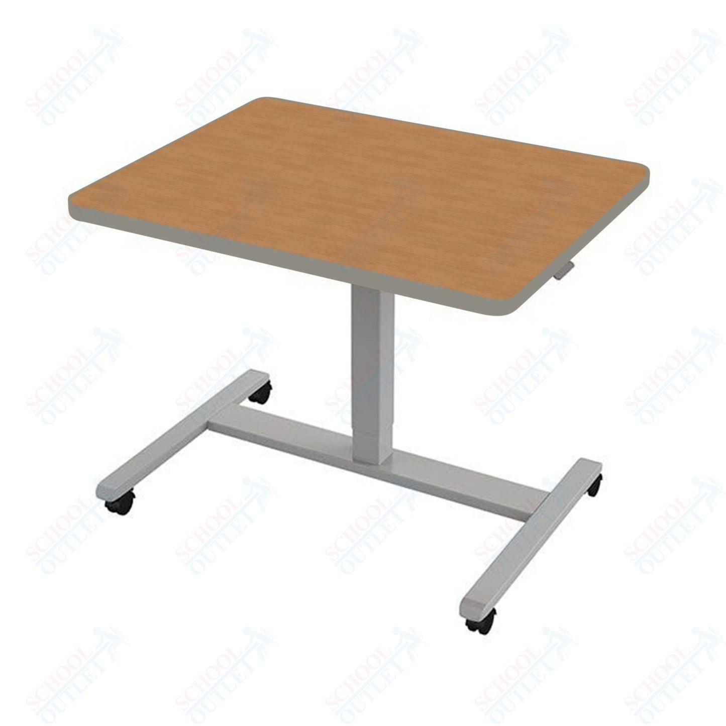 Haskell Education Fuzion ADA Adjustable Height Student Desk - 30"D x 36"W x 28.25 - 42"H (FZPN9.3036.PL)