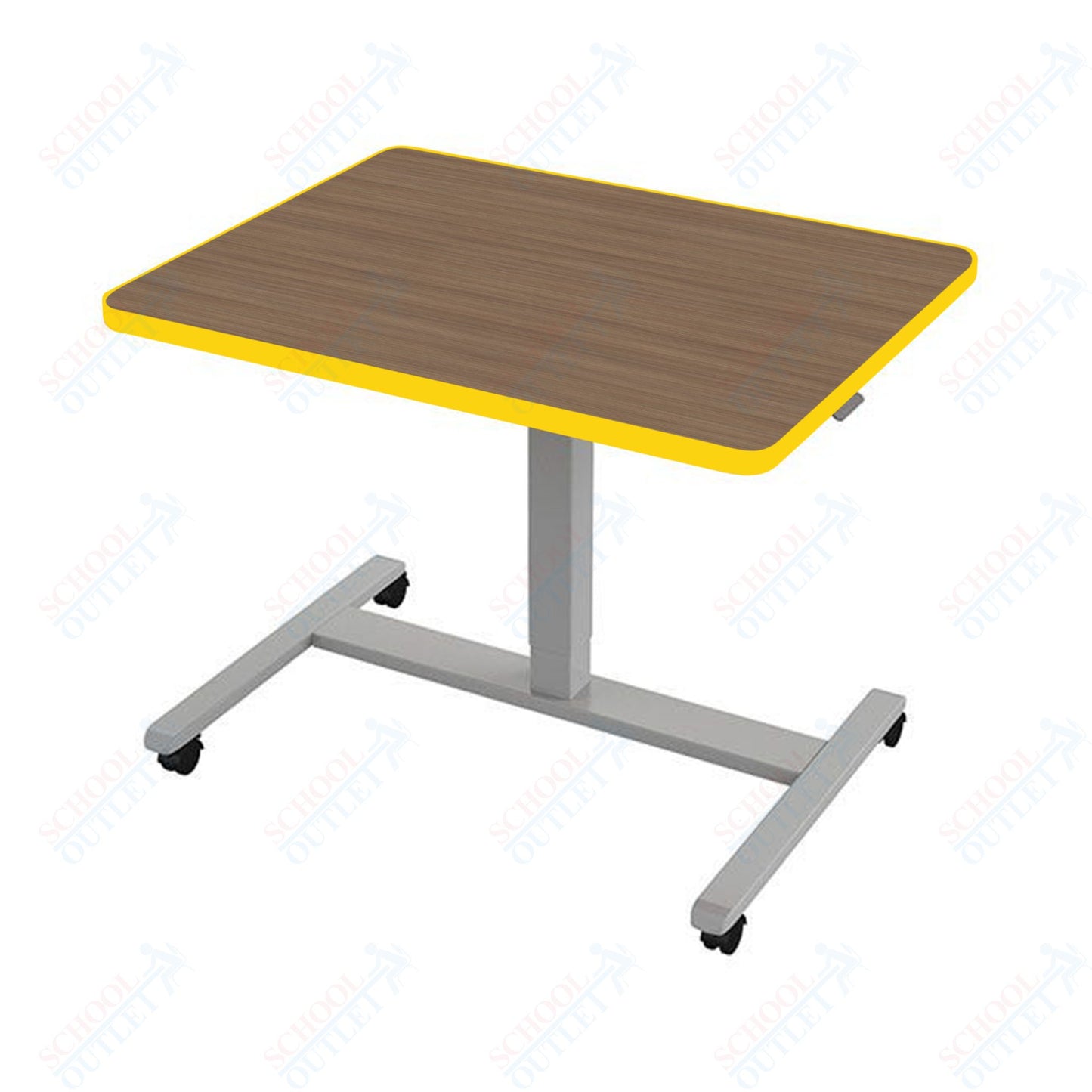 Haskell Education Fuzion ADA Adjustable Height Student Desk - 30"D x 36"W x 28.25 - 42"H (FZPN9.3036.PL)