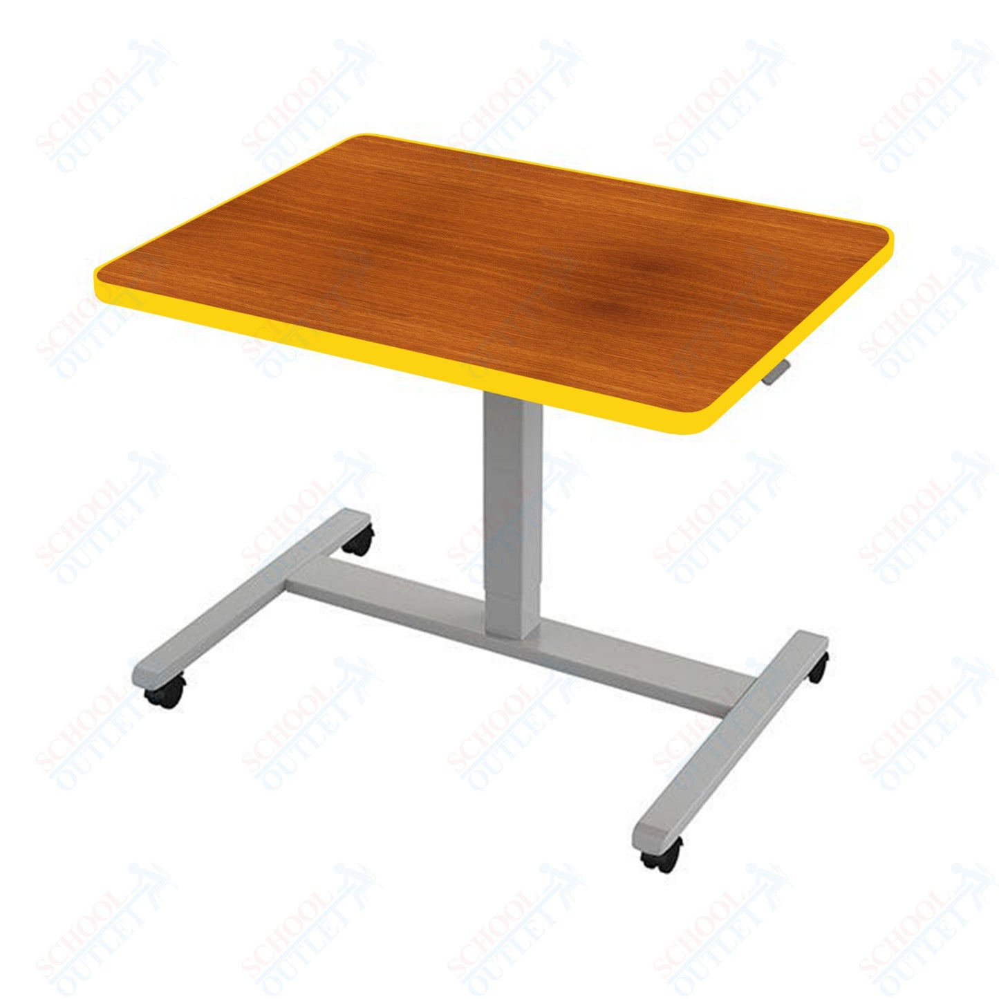 Haskell Education Fuzion ADA Adjustable Height Student Desk - 30"D x 36"W x 28.25 - 42"H (FZPN9.3036.PL)