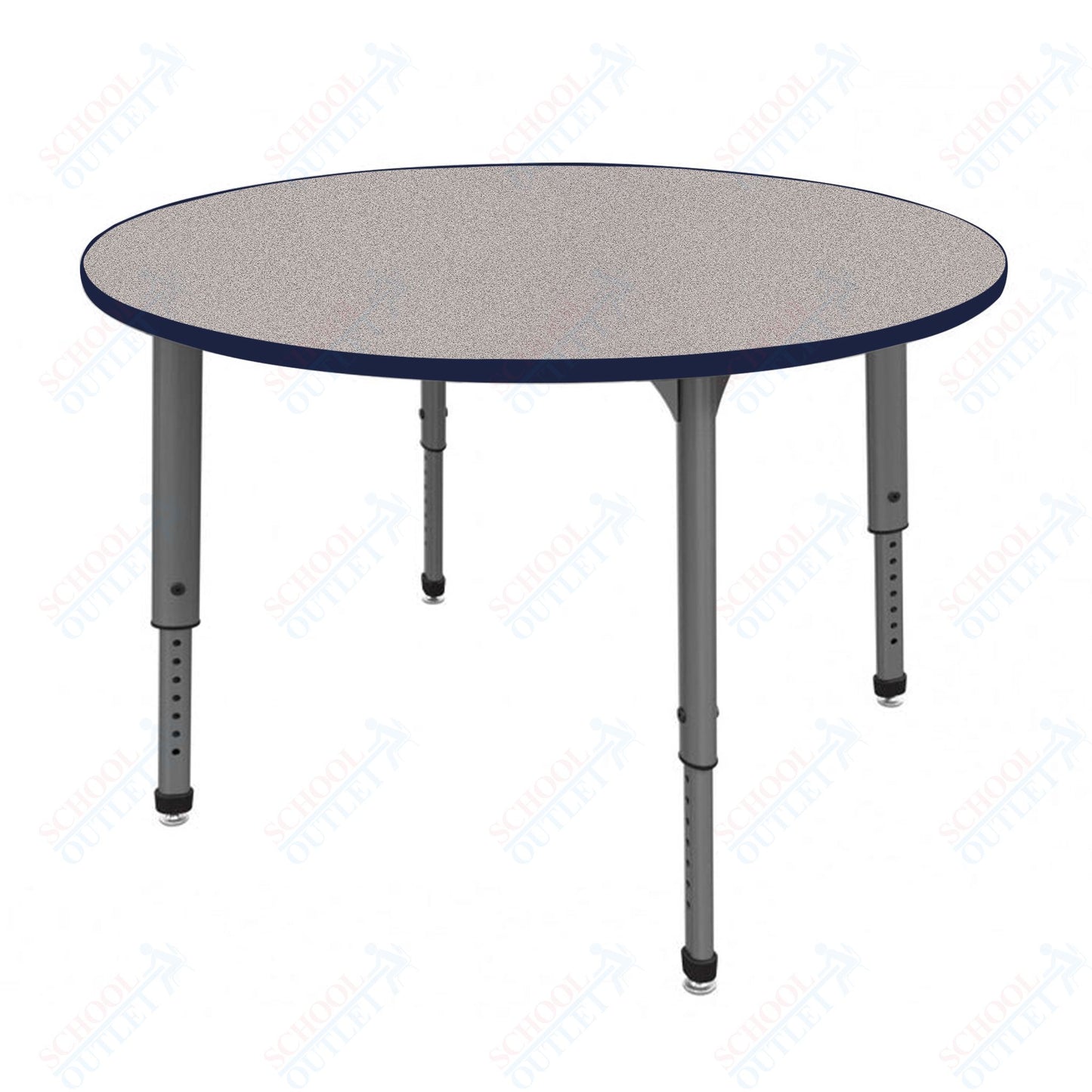 Marco Apex Series 60" Round School Activity Table Adjustable Height 21"-30" (38-2207-MA)