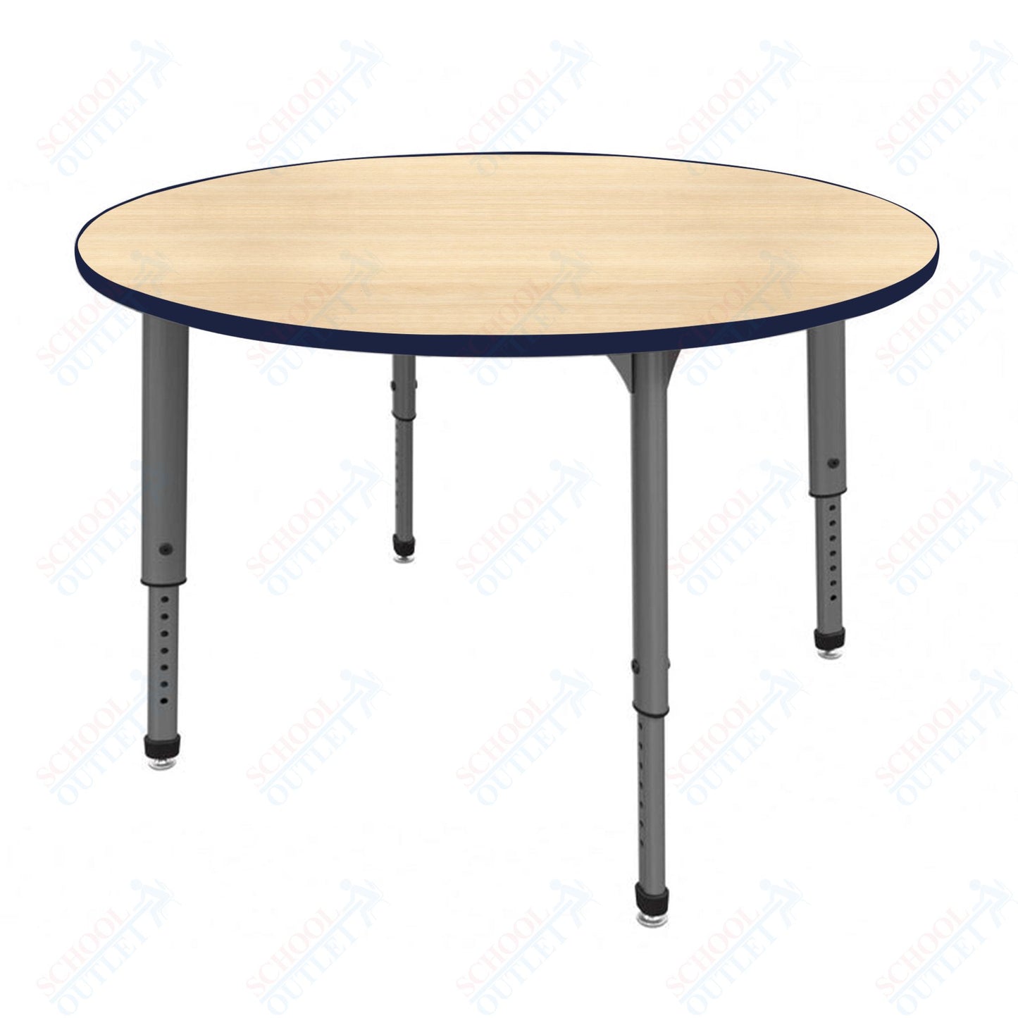 Marco Apex Series 60" Round School Activity Table Adjustable Height 21"-30" (38-2207-MA)