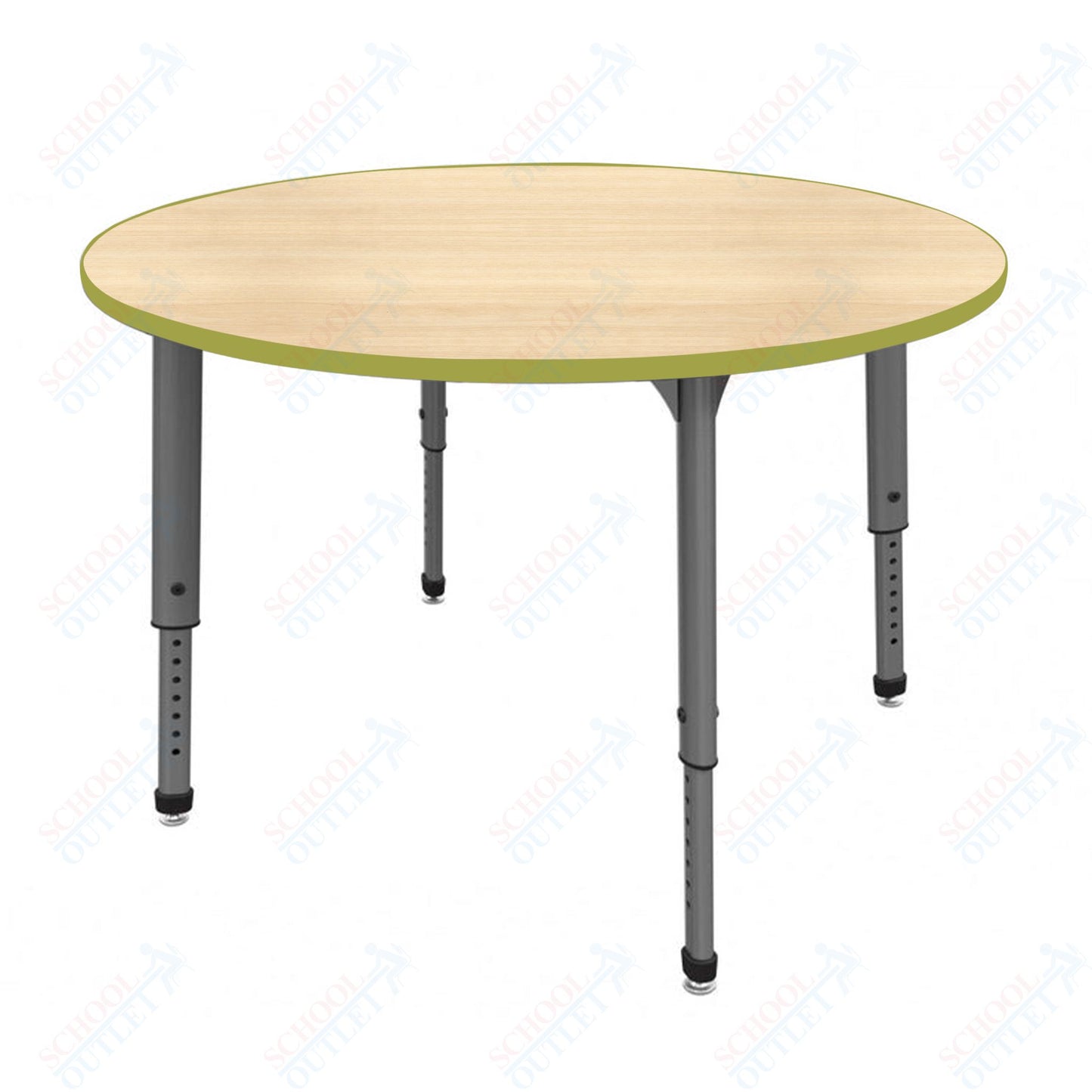 Marco Apex Series 60" Round School Activity Table Adjustable Height 21"-30" (38-2207-MA)