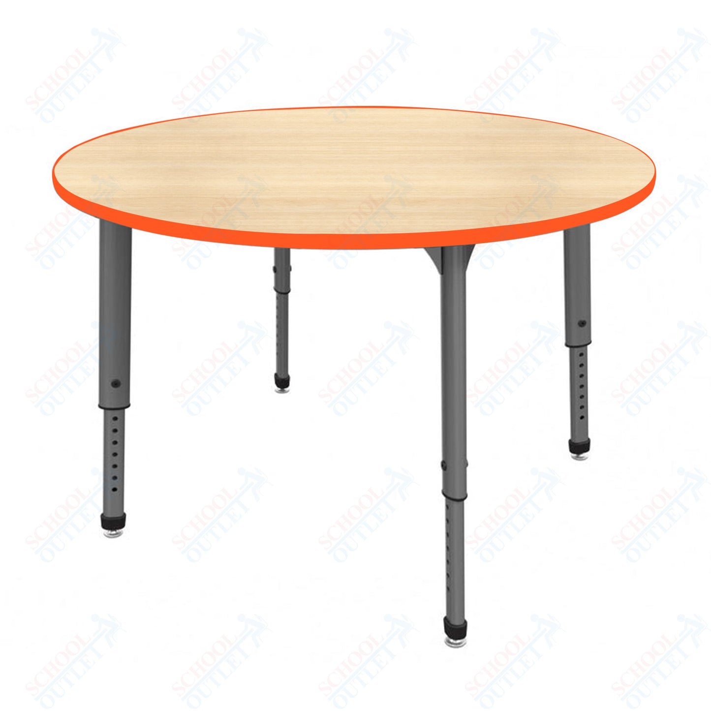 Marco Apex Series 60" Round School Activity Table Adjustable Height 21"-30" (38-2207-MA)