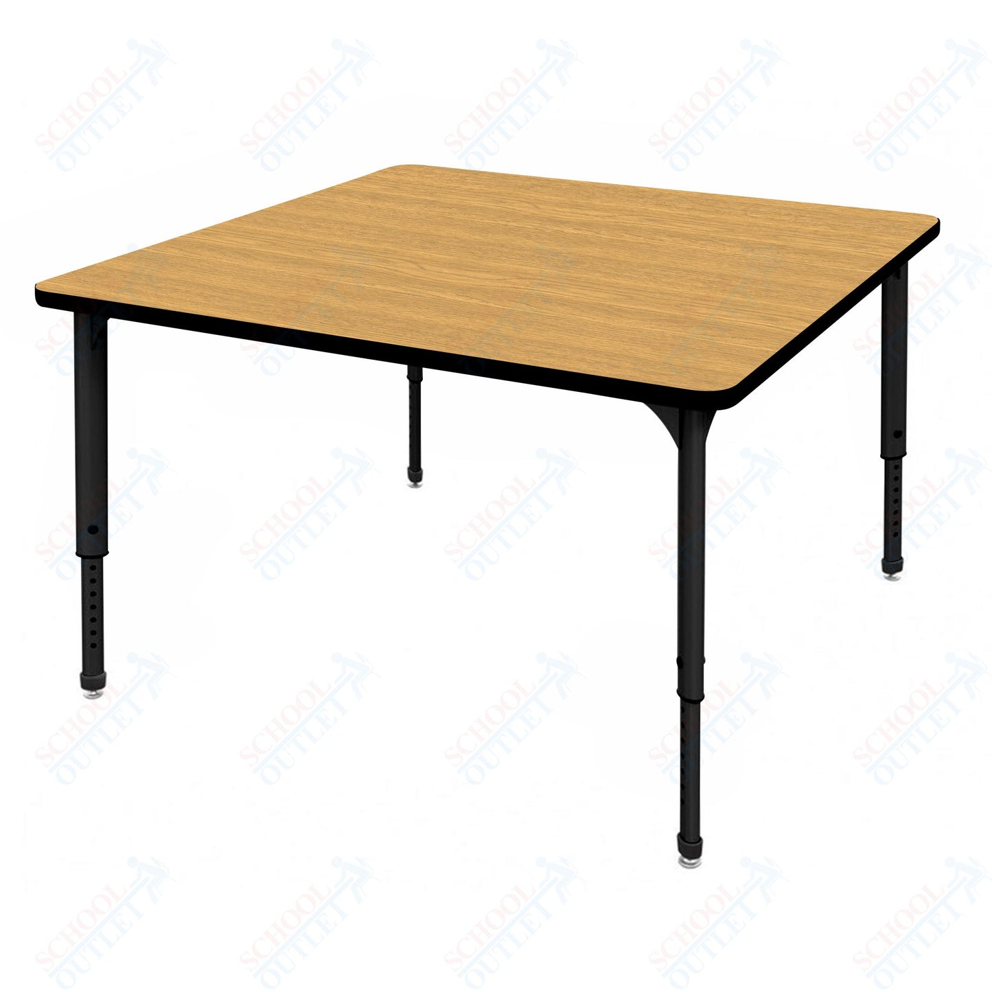 Marco Apex Series 36" Square School Activity Table Adjustable Height 21"-30" (38-2212-MA)