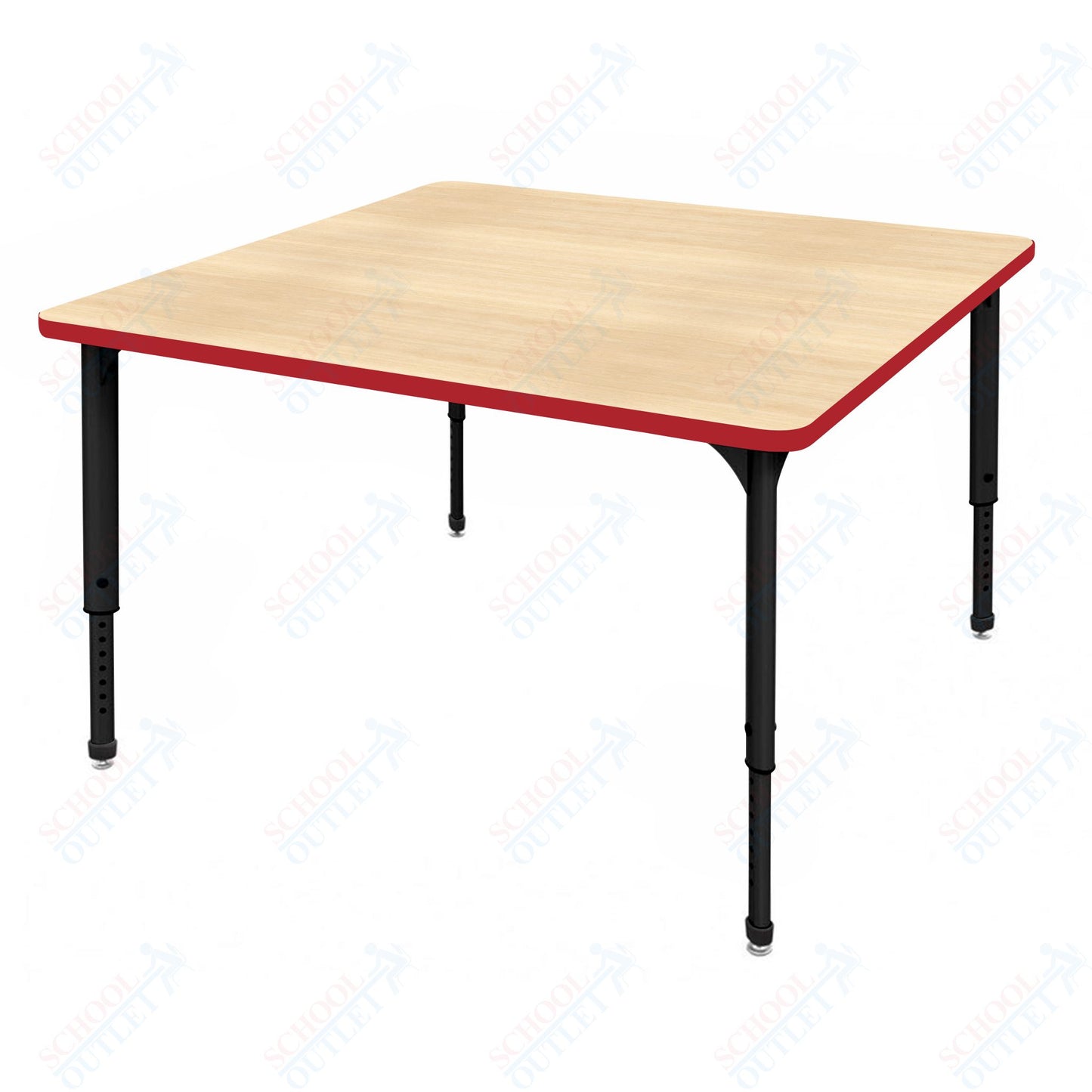 Marco Apex Series 36" Square School Activity Table Adjustable Height 21"-30" (38-2212-MA)