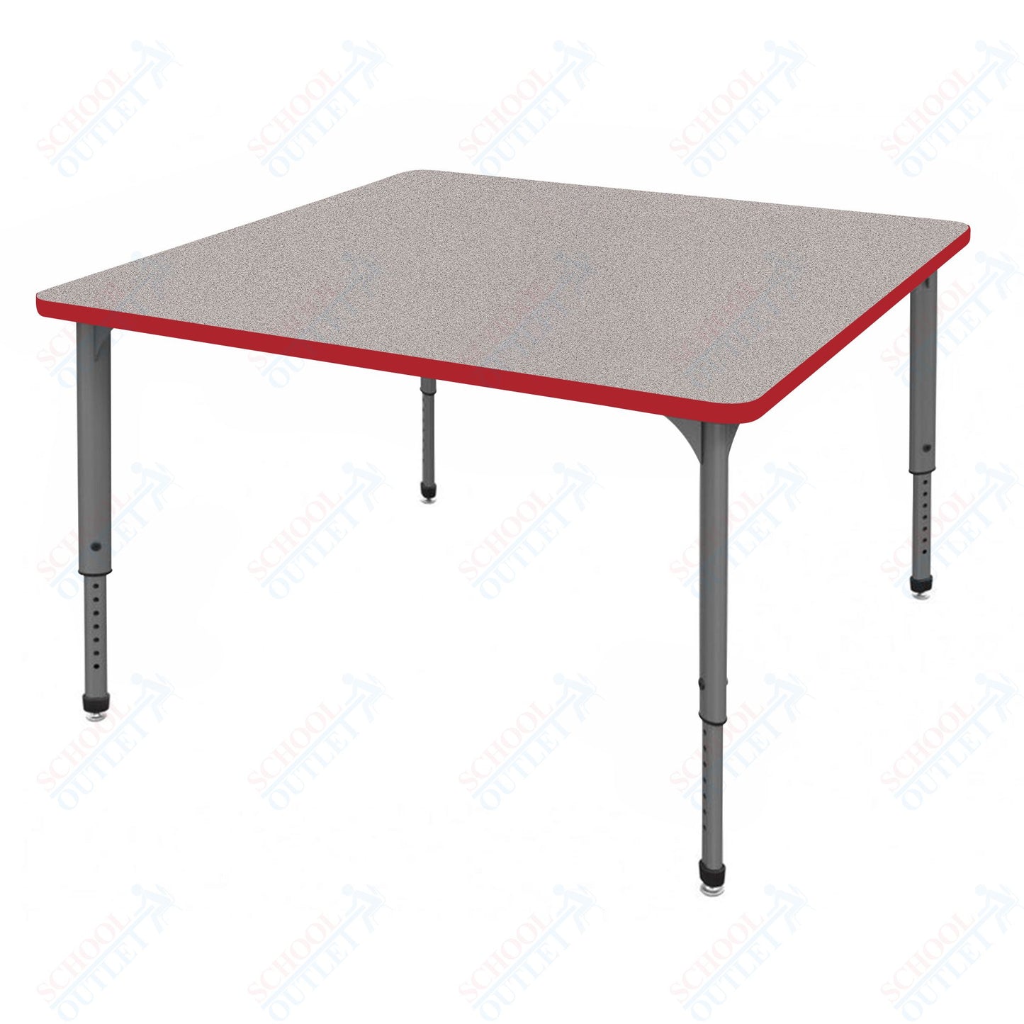 Marco Apex Series 36" Square School Activity Table Adjustable Height 21"-30" (38-2212-MA)