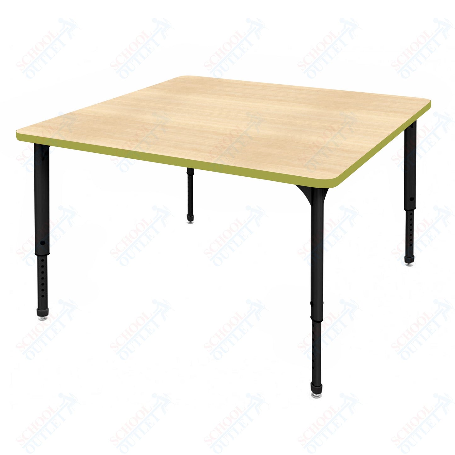 Marco Apex Series 36" Square School Activity Table Adjustable Height 21"-30" (38-2212-MA)