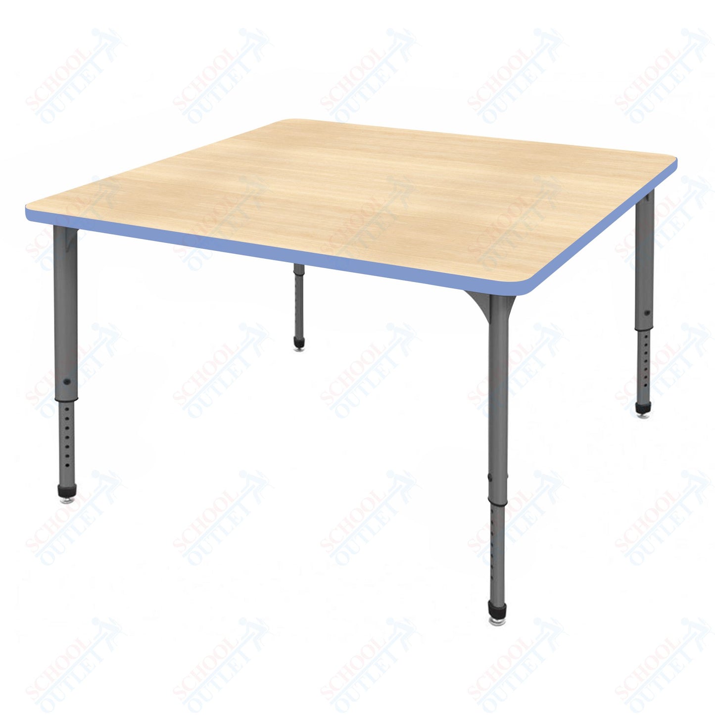 Marco Apex Series 36" Square School Activity Table Adjustable Height 21"-30" (38-2212-MA)