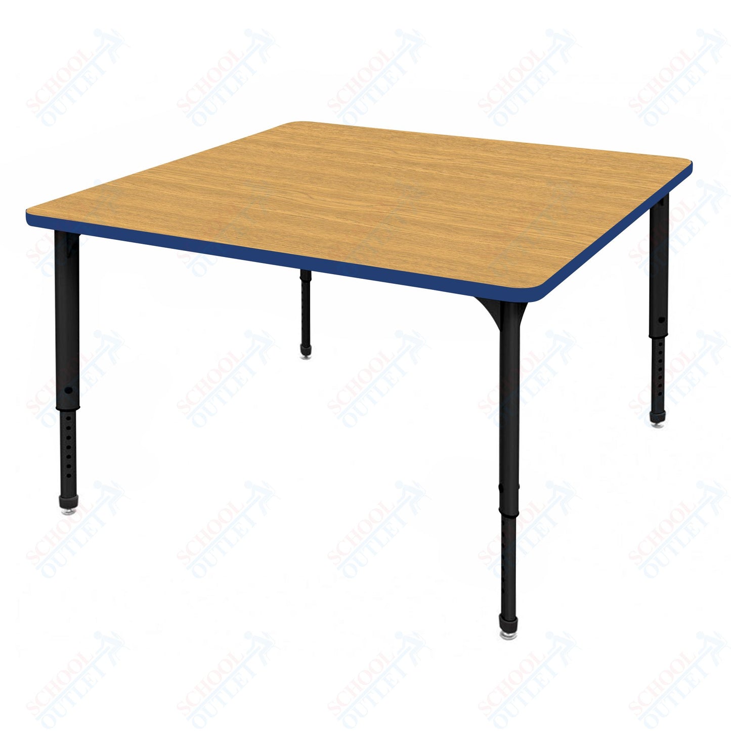 Marco Apex Series 36" Square School Activity Table Adjustable Height 21"-30" (38-2212-MA)