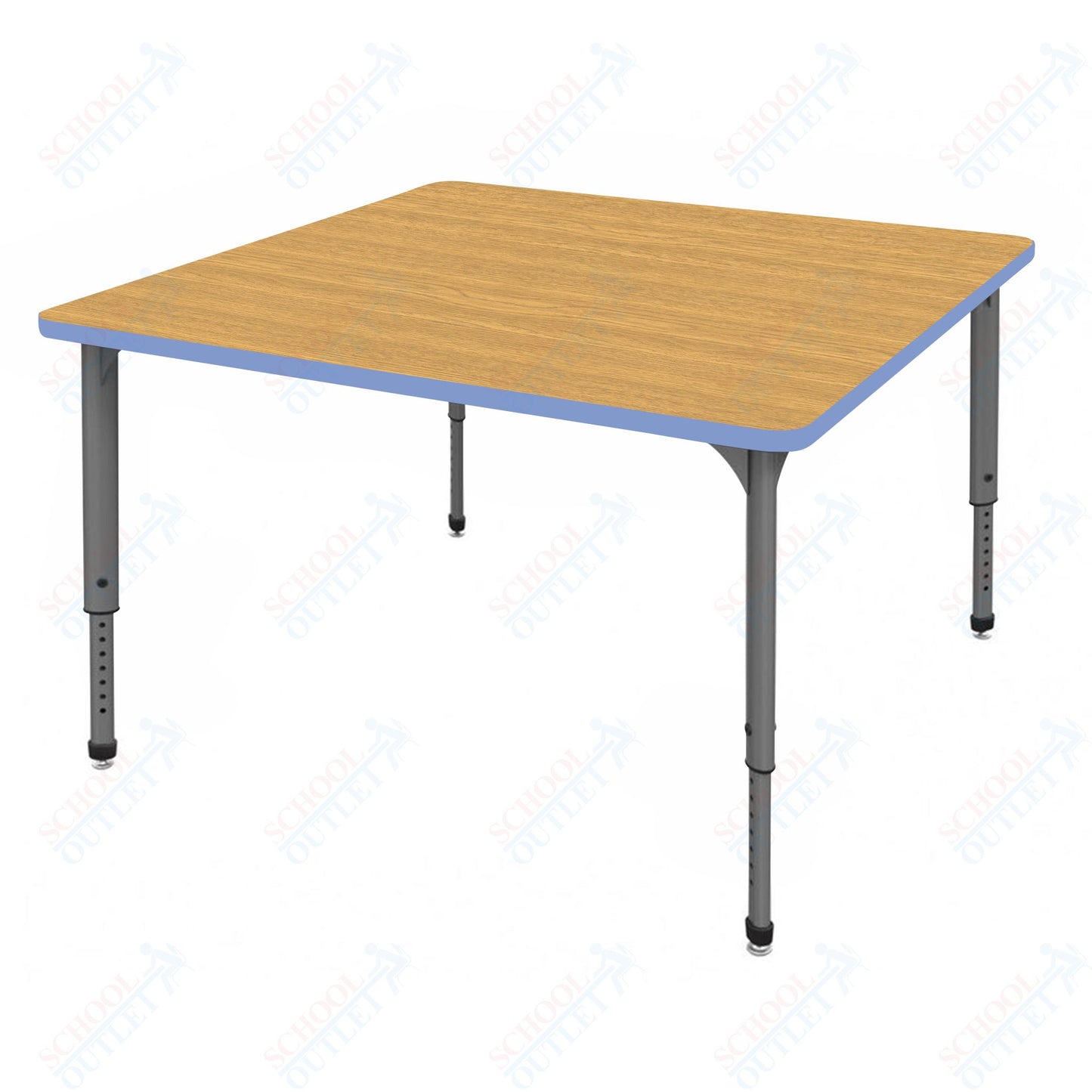 Marco Apex Series 36" Square School Activity Table Adjustable Height 21"-30" (38-2212-MA)