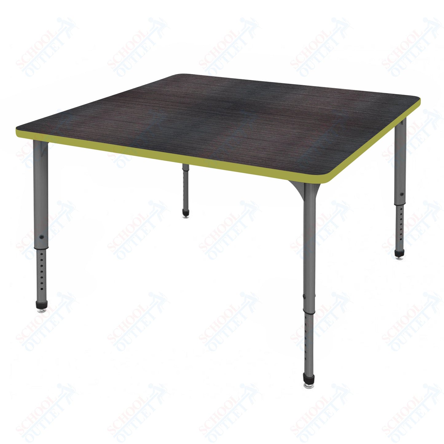 Marco Apex Series 36" Square School Activity Table Adjustable Height 21"-30" (38-2212-MA)