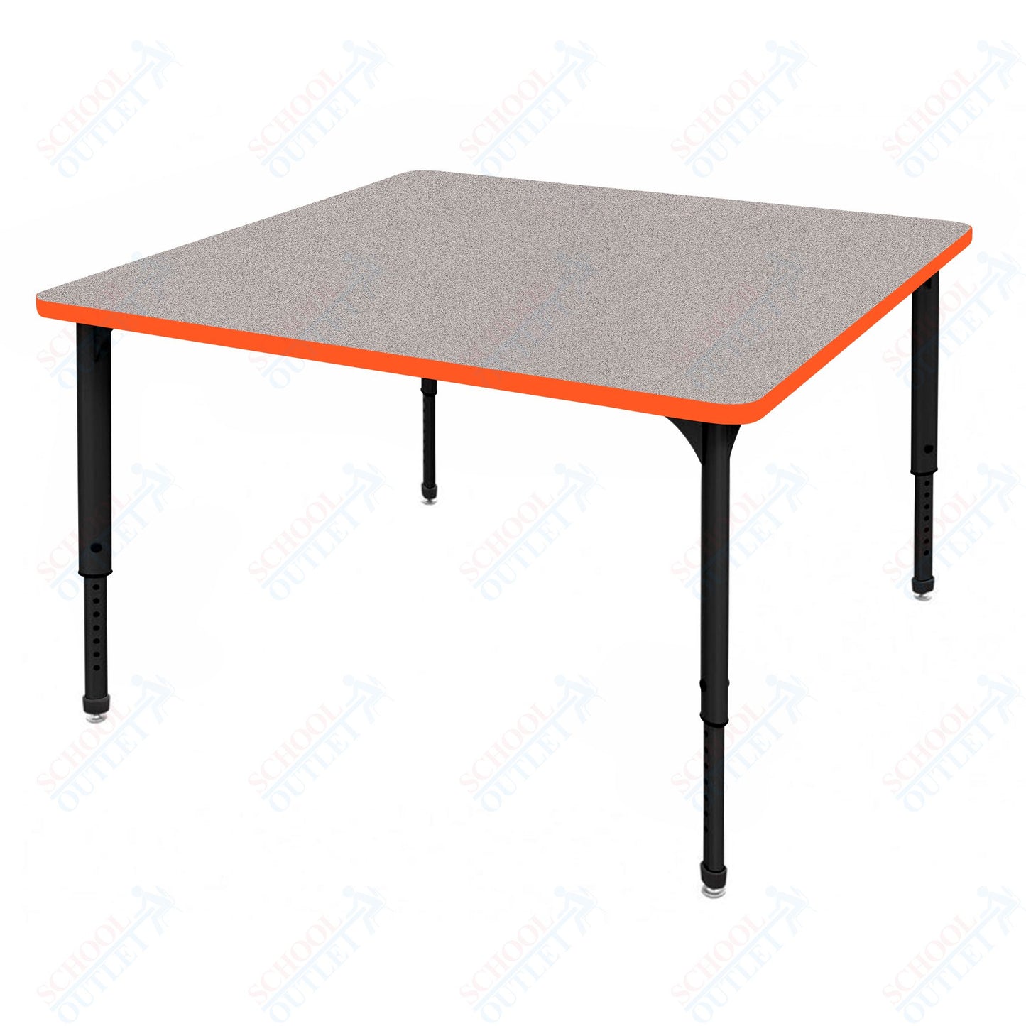 Marco Apex Series 36" Square School Activity Table Adjustable Height 21"-30" (38-2212-MA)