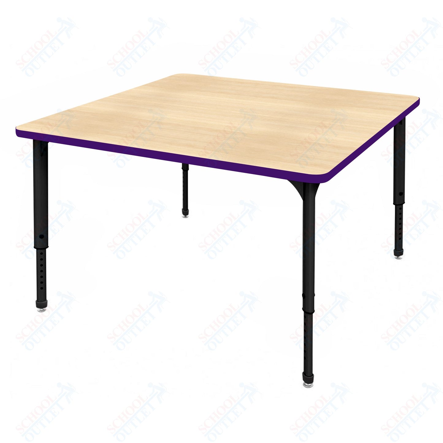 Marco Apex Series 36" Square School Activity Table Adjustable Height 21"-30" (38-2212-MA)