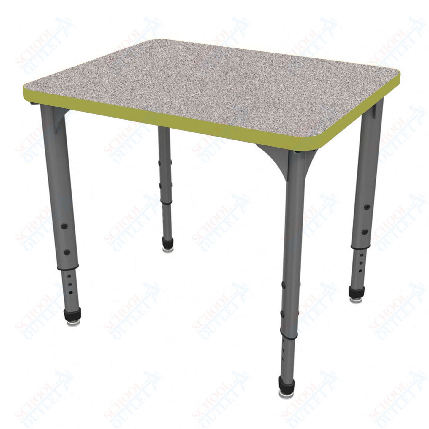 Marco Apex Series Rectangle Student Desk 20" x 30" Adjustable Height 21"-30" (38-2223-MA)