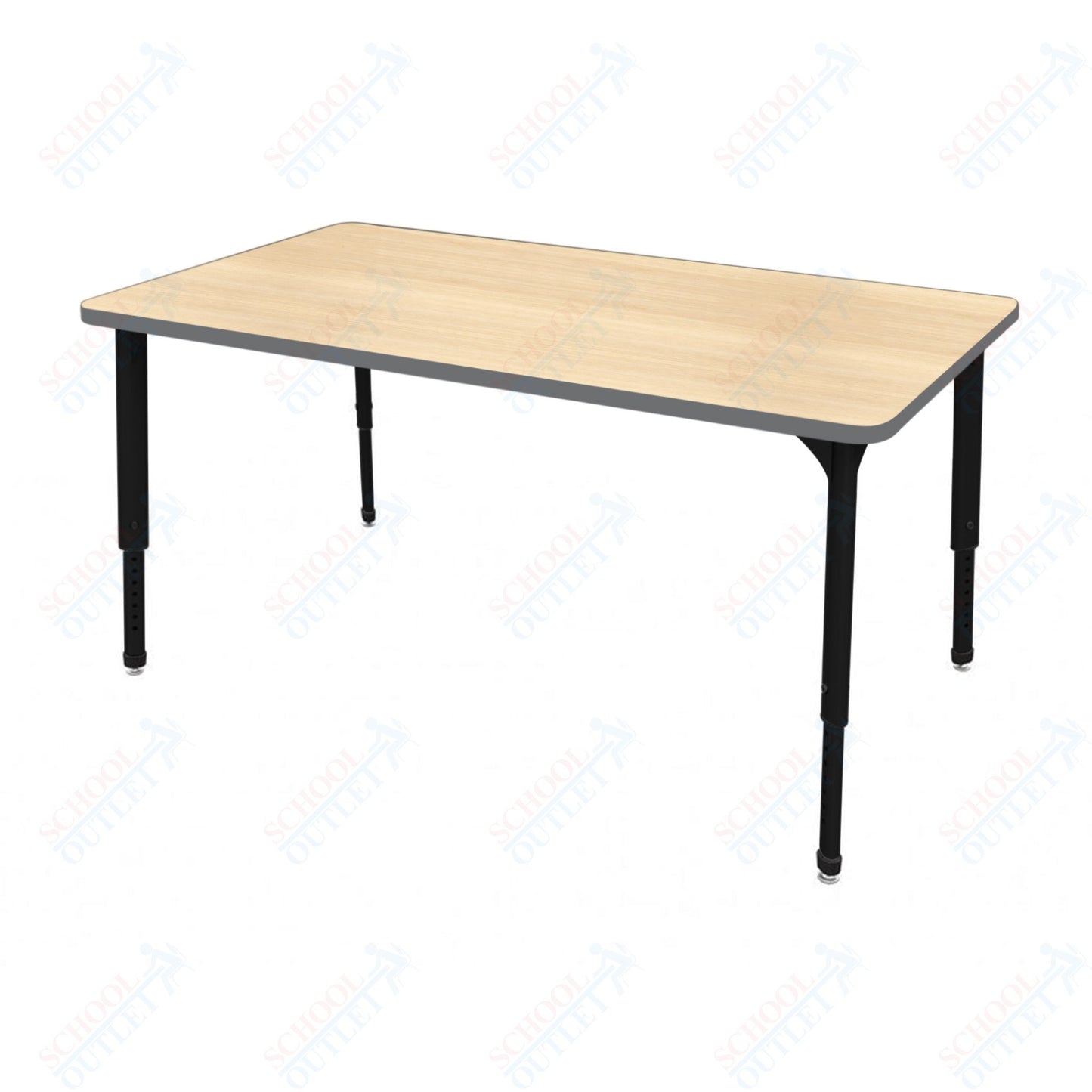 Marco Apex Series Rectangle School Activity Table 24" x 54" Adjustable Height 21"-30" (38-2225-MA)