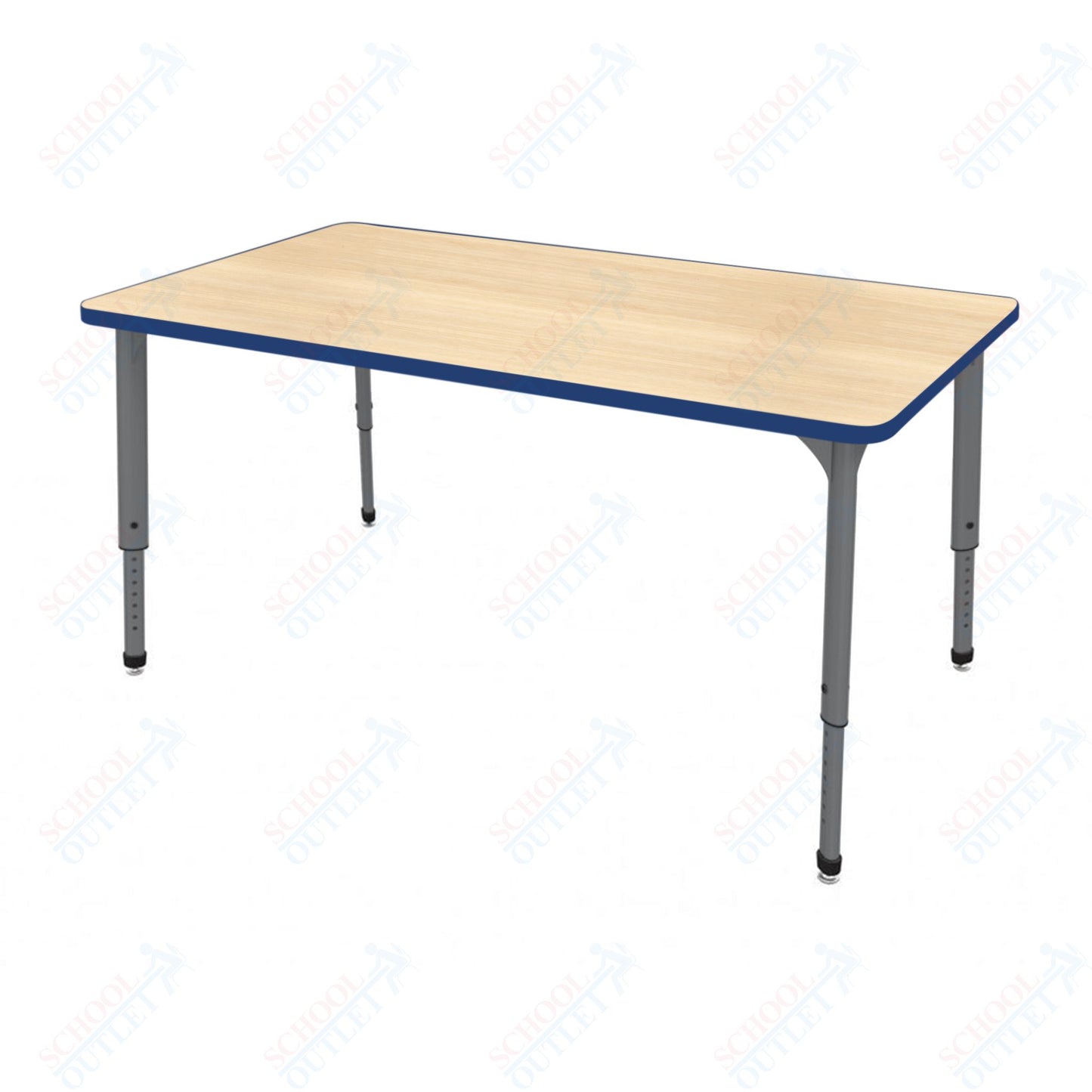 Marco Apex Series Rectangle School Activity Table 24" x 54" Adjustable Height 21"-30" (38-2225-MA)