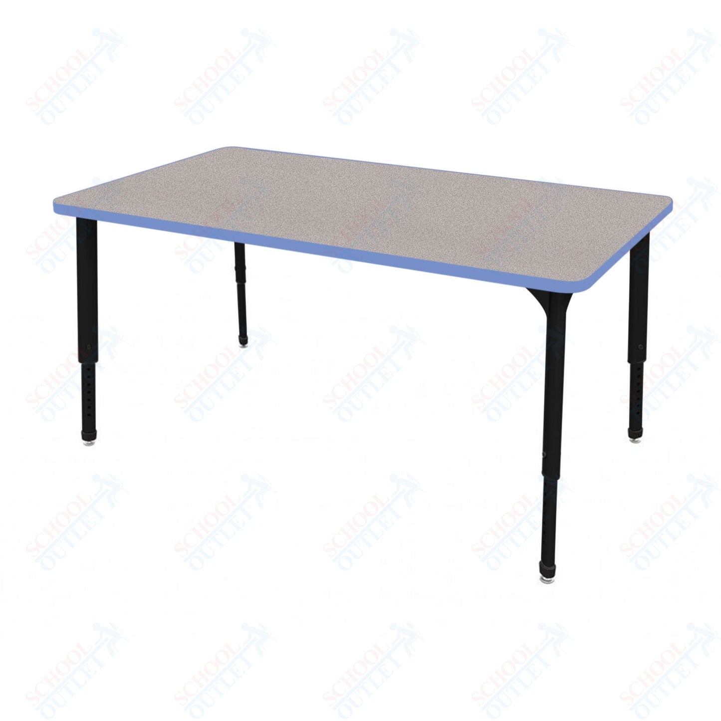 Marco Apex Series Rectangle School Activity Table 24" x 54" Adjustable Height 21"-30" (38-2225-MA)