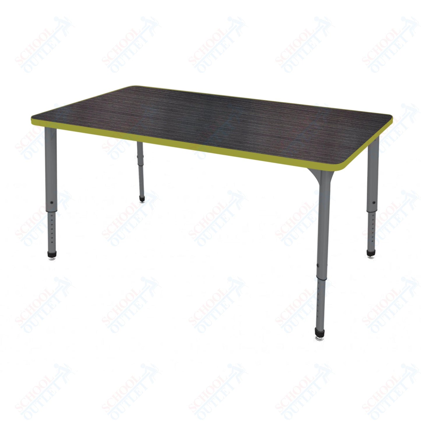 Marco Apex Series Rectangle School Activity Table 24" x 54" Adjustable Height 21"-30" (38-2225-MA)