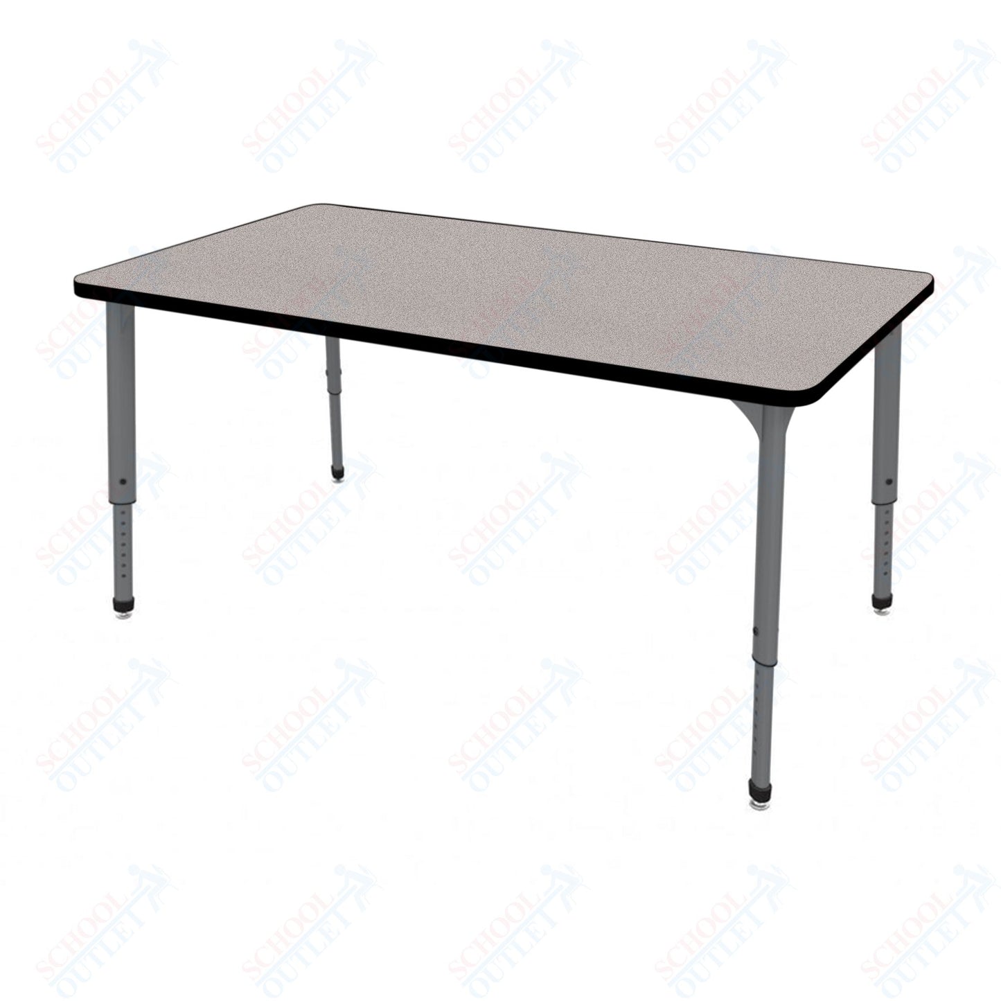 Marco Apex Series Rectangle School Activity Table 24" x 60" Adjustable Height 21"-30" (38-2228-MA)