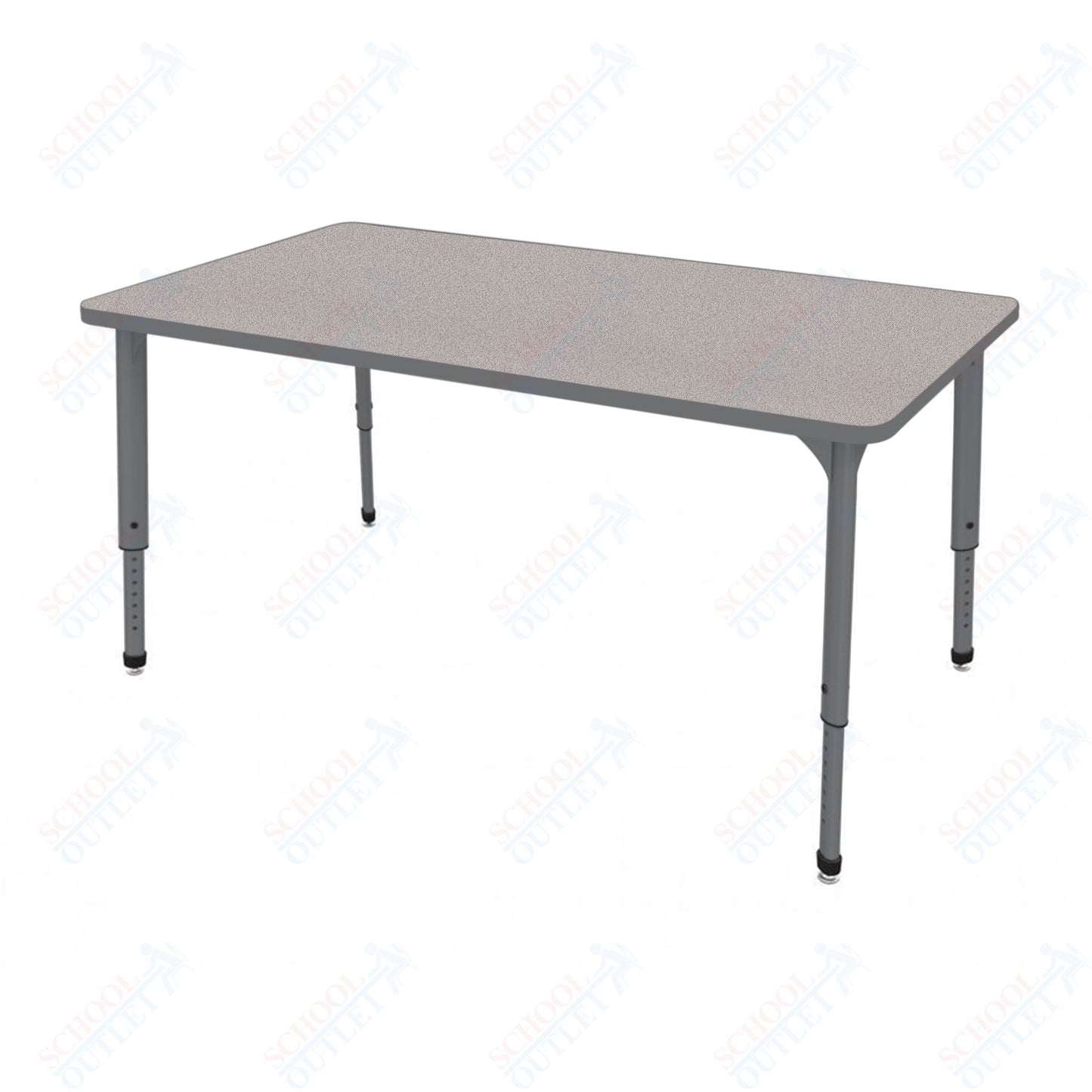 Marco Apex Series Rectangle School Activity Table 24" x 60" Adjustable Height 21"-30" (38-2228-MA)