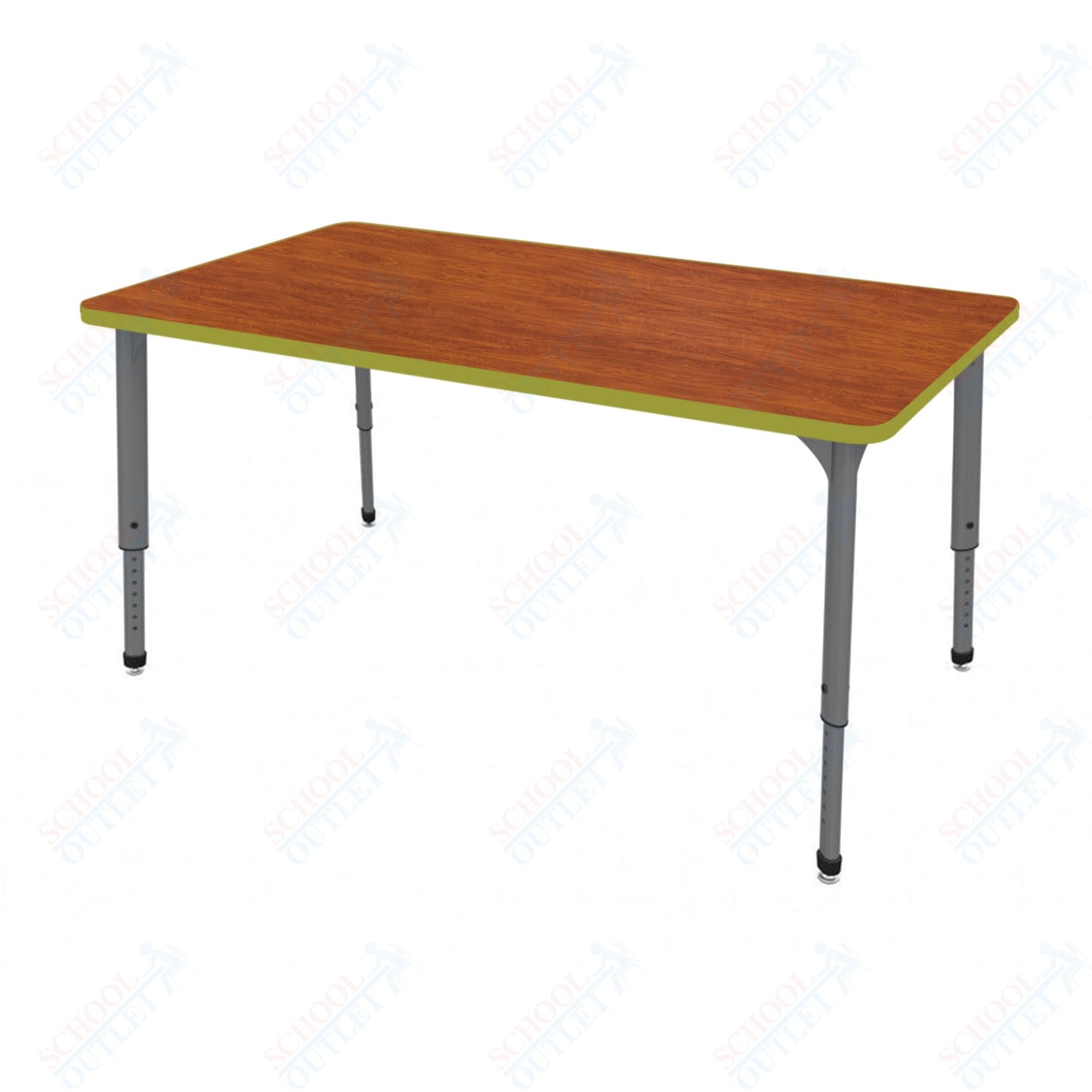 Marco Apex Series Rectangle School Activity Table 24" x 60" Adjustable Height 21"-30" (38-2228-MA)