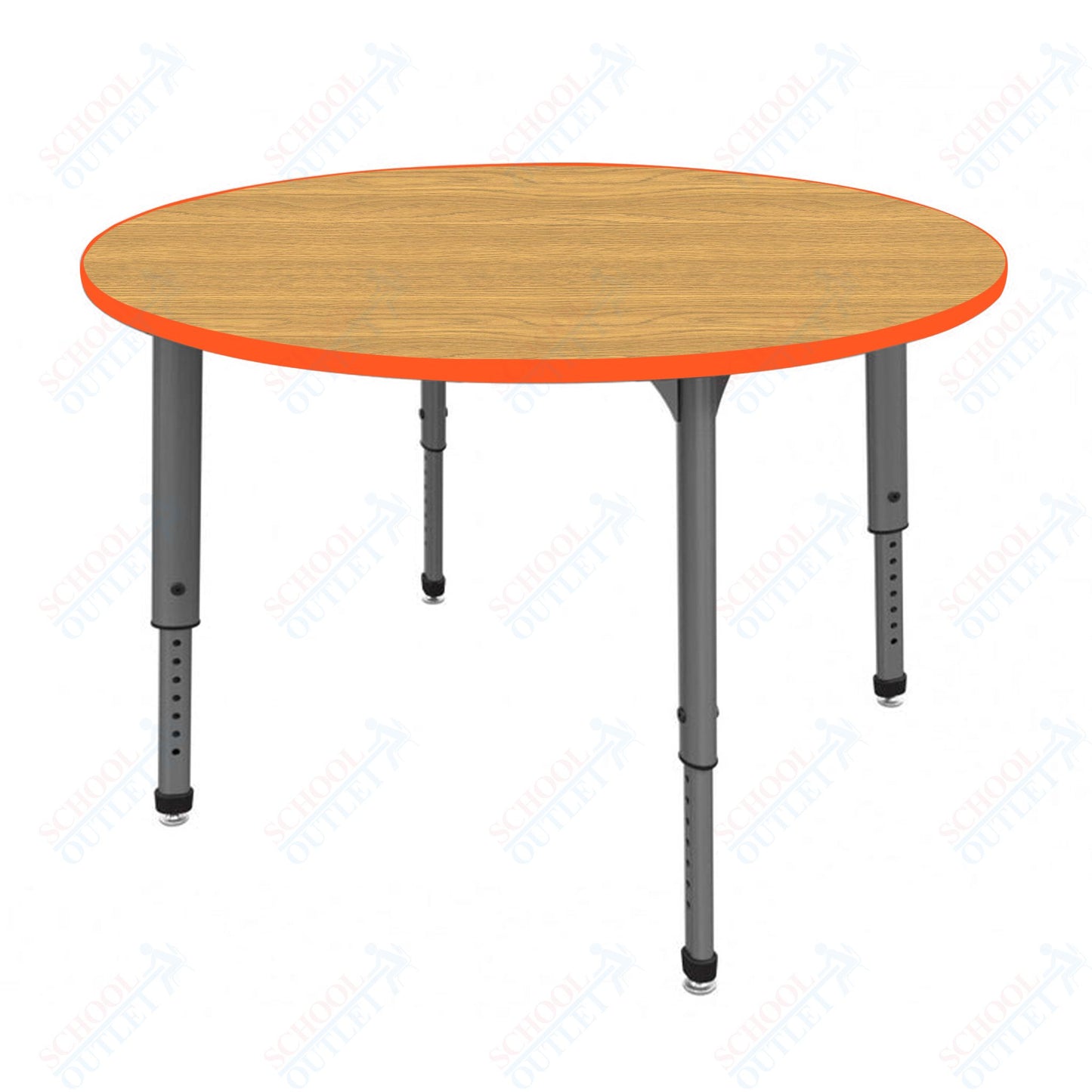 Marco Apex Series 36" Round School Activity Table Adjustable Height 21"-30" (38-2244-MA)