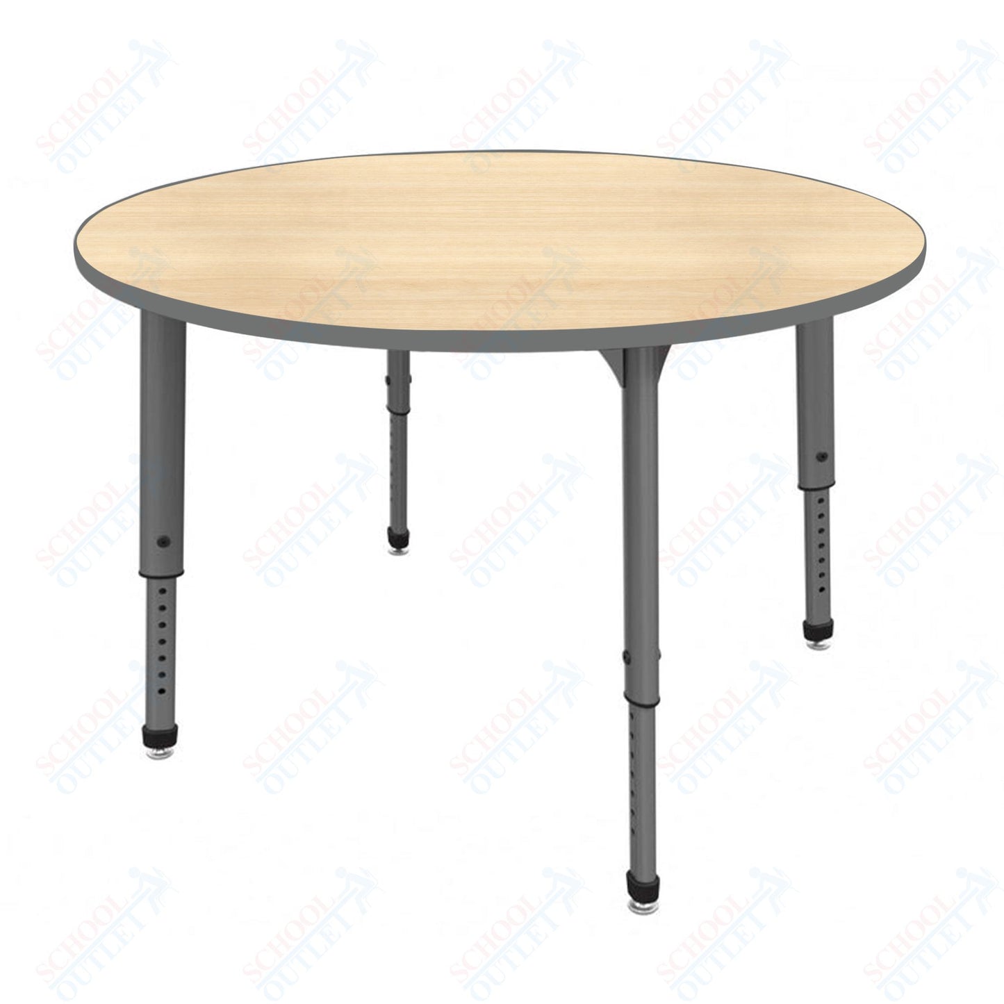 Marco Apex Series 42" Round School Activity Table Adjustable Height 21"-30" (38-2245-MA)