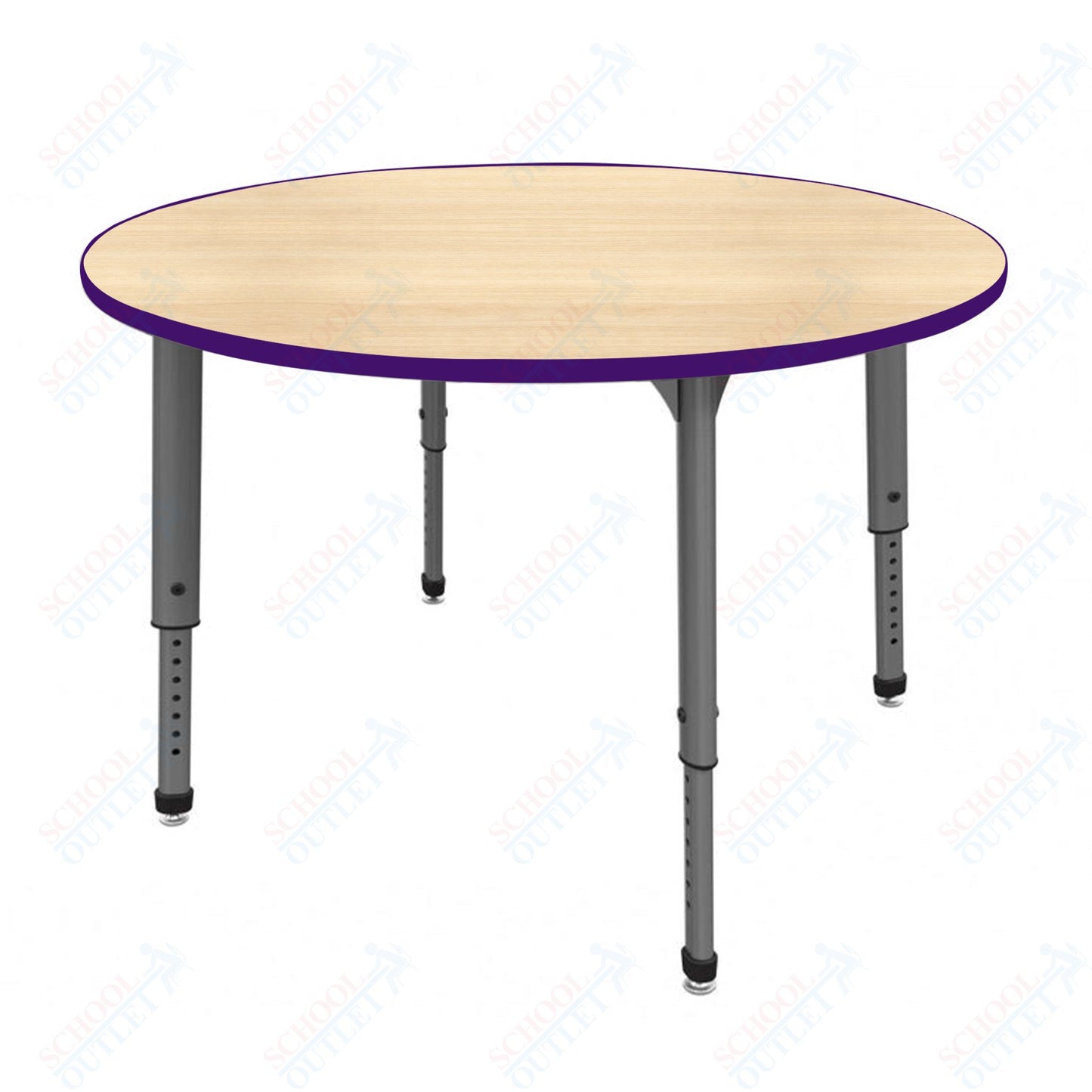 Marco Apex Series 42" Round School Activity Table Adjustable Height 21"-30" (38-2245-MA)