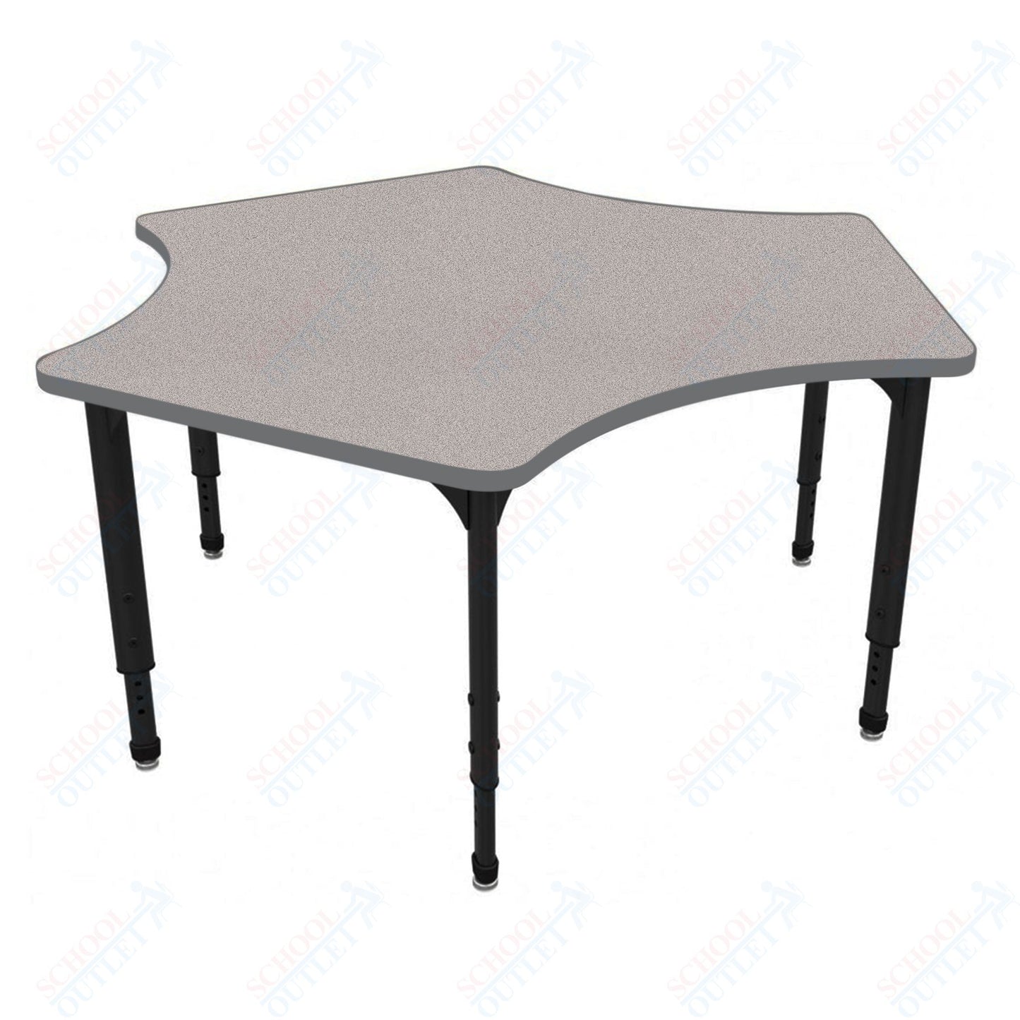 Marco Apex Series Delta School Activity Table 60" x 60" Adjustable Height 21"-30" (38-2251-MA)