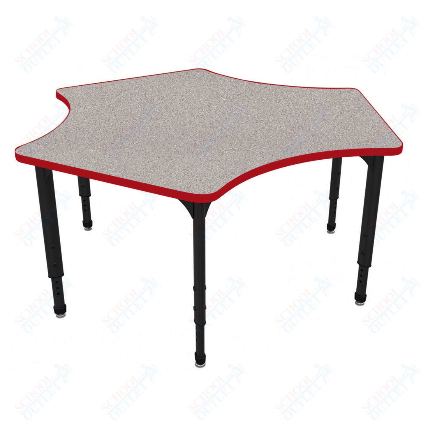 Marco Apex Series Delta School Activity Table 60" x 60" Adjustable Height 21"-30" (38-2251-MA)