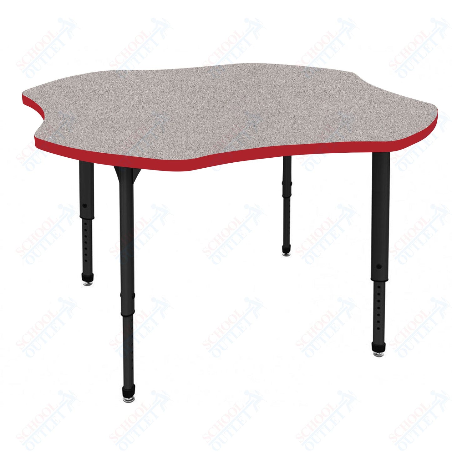 Marco Apex Series 48" Clover School Activity Table Adjustable Height 21"-30" (38-2265-MA)