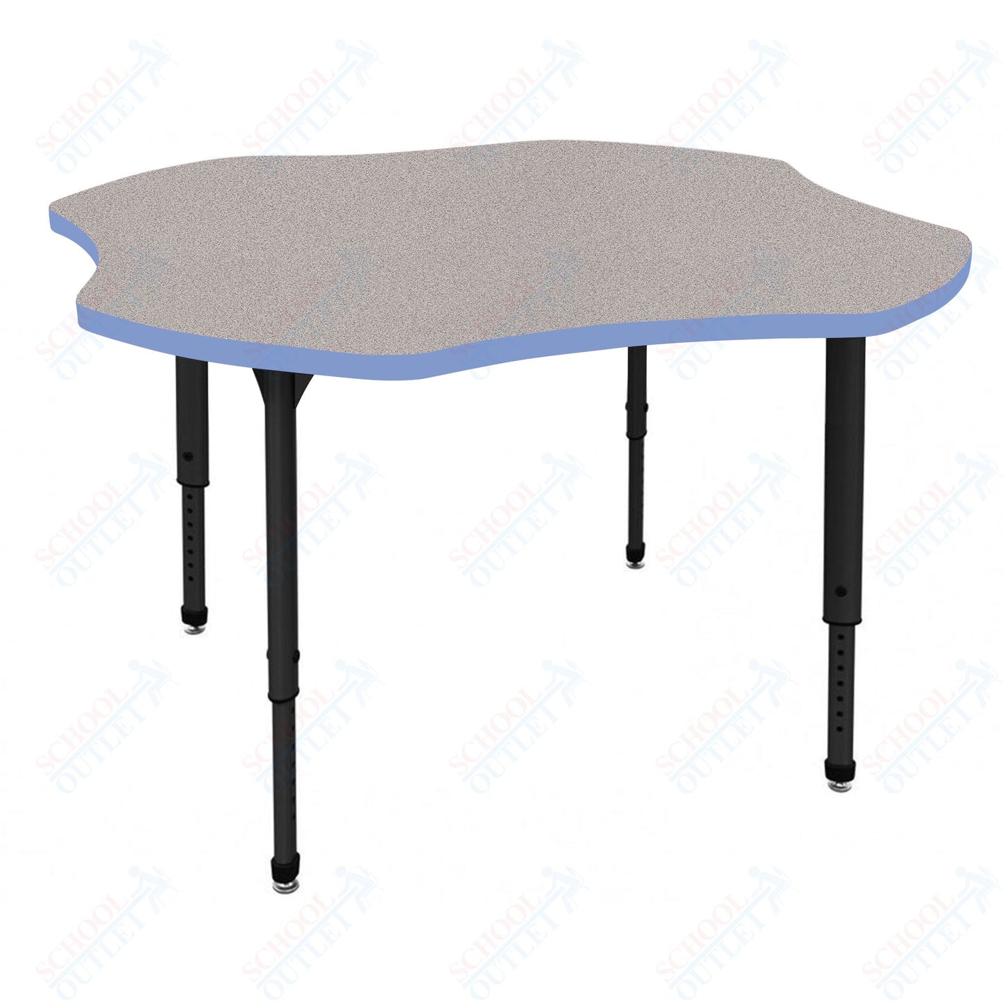 Marco Apex Series 48" Clover School Activity Table Adjustable Height 21"-30" (38-2265-MA)