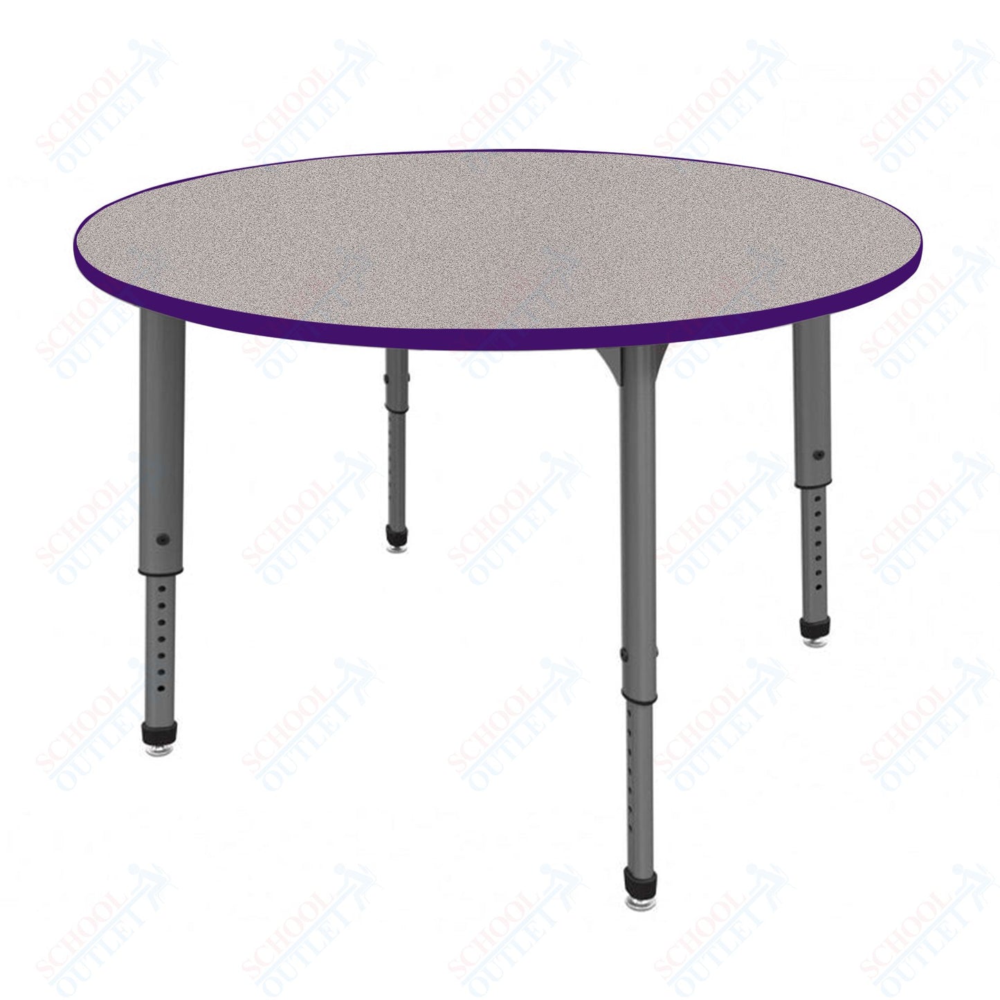 Marco Apex Series 48" Round School Activity Table Adjustable Height 21"-30" (38-2266-MA)