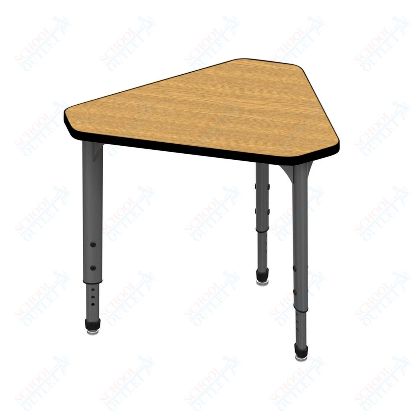 Marco Apex Series Gem Collaborative Student Desk 29.75" x 33.5" Adjustable Height 21"-30" (38-2271-MA)