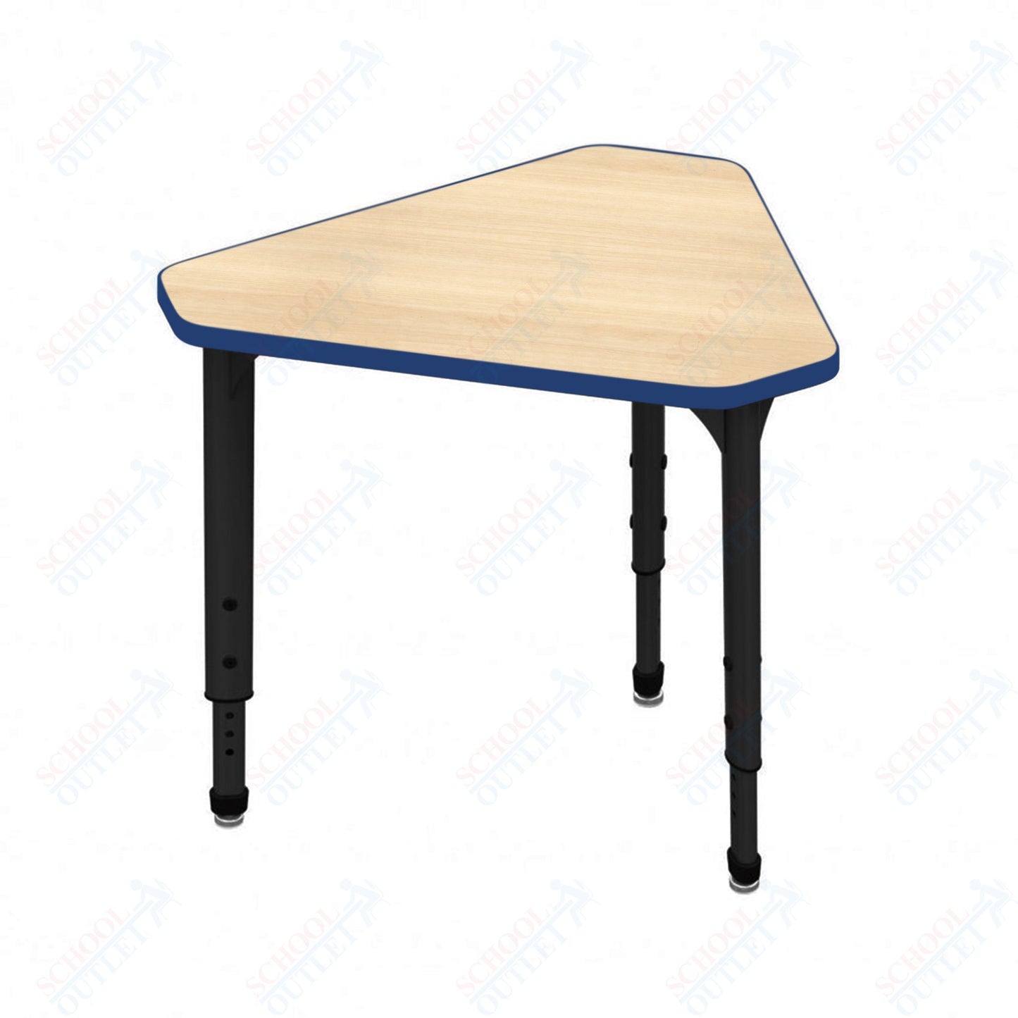 Marco Apex Series Gem Collaborative Student Desk 29.75" x 33.5" Adjustable Height 21"-30" (38-2271-MA)