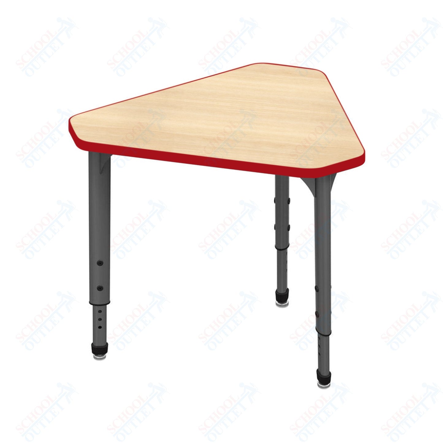 Marco Apex Series Gem Collaborative Student Desk 29.75" x 33.5" Adjustable Height 21"-30" (38-2271-MA)