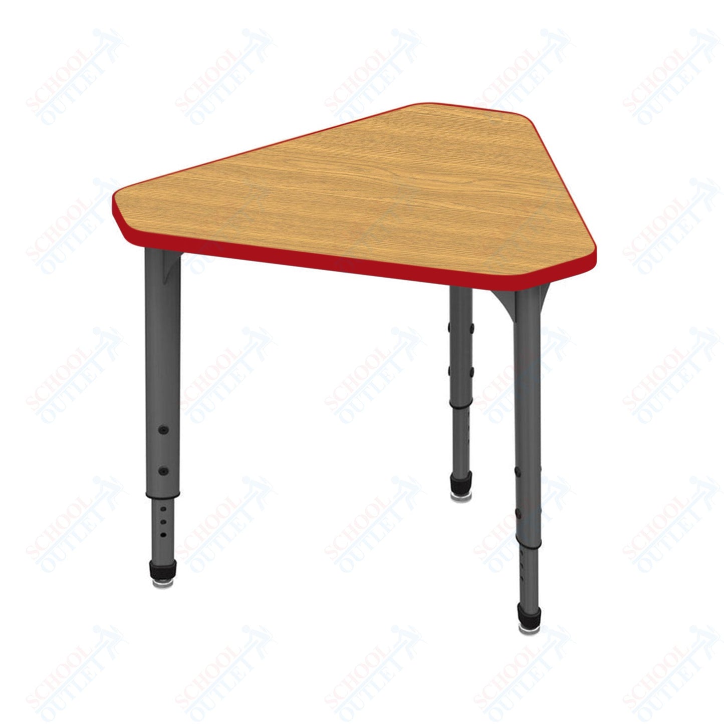 Marco Apex Series Gem Collaborative Student Desk 29.75" x 33.5" Adjustable Height 21"-30" (38-2271-MA)