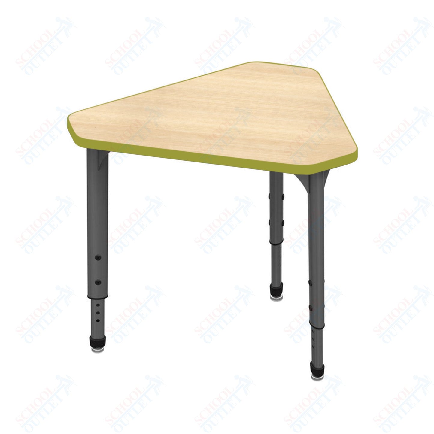 Marco Apex Series Gem Collaborative Student Desk 29.75" x 33.5" Adjustable Height 21"-30" (38-2271-MA)