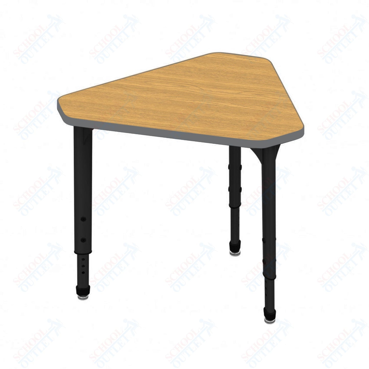 Marco Apex Series Gem Collaborative Student Desk 29.75" x 33.5" Adjustable Height 21"-30" (38-2271-MA)