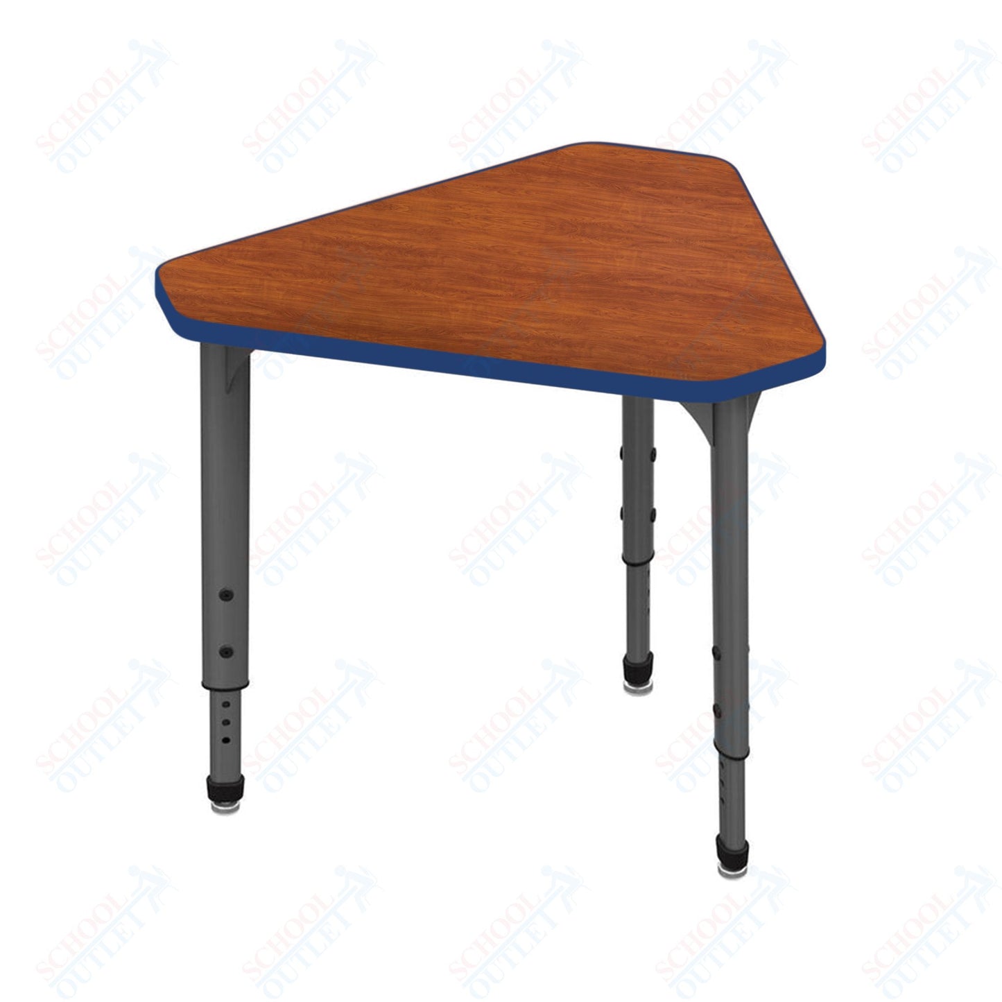 Marco Apex Series Gem Collaborative Student Desk 29.75" x 33.5" Adjustable Height 21"-30" (38-2271-MA)