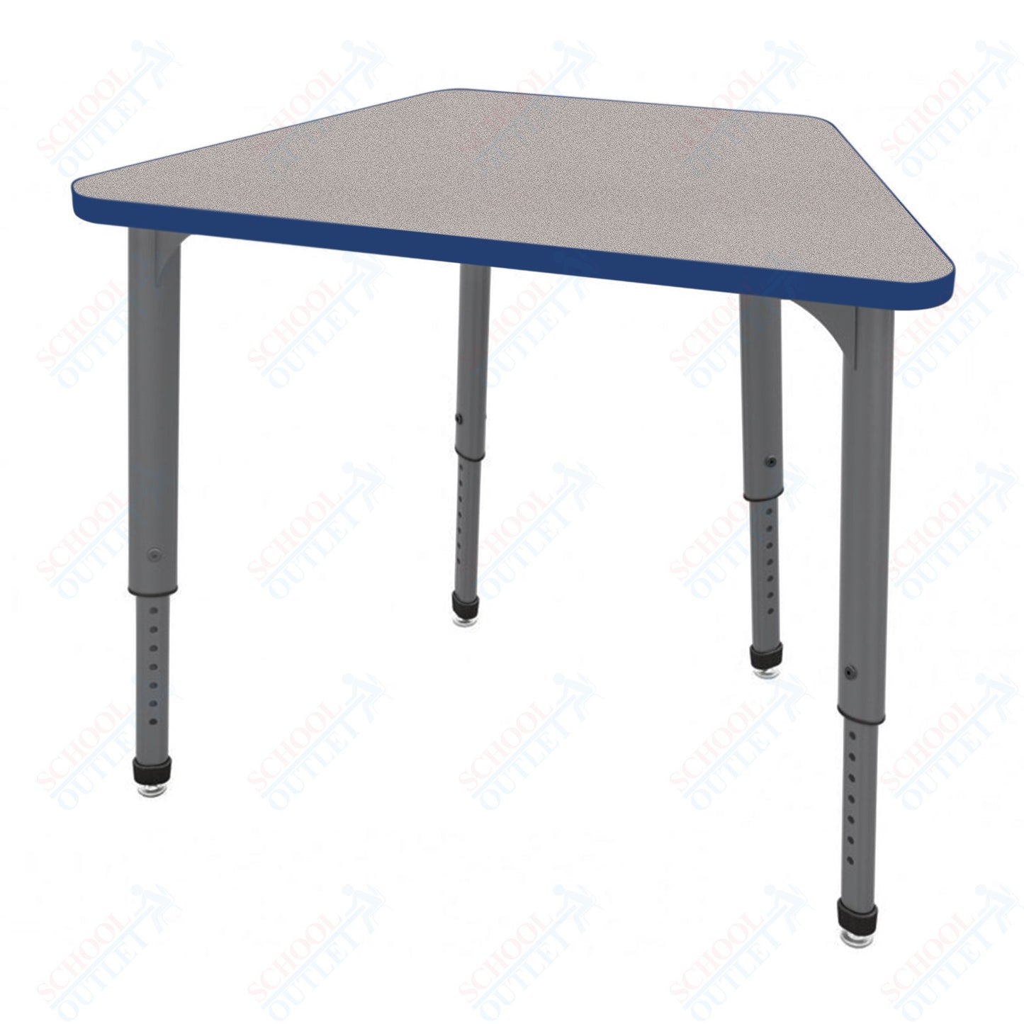 Marco Apex Series Trapezoid Collaborative Student Desk 31" x 20" Adjustable Height 21"-30" (38-2283-MA)