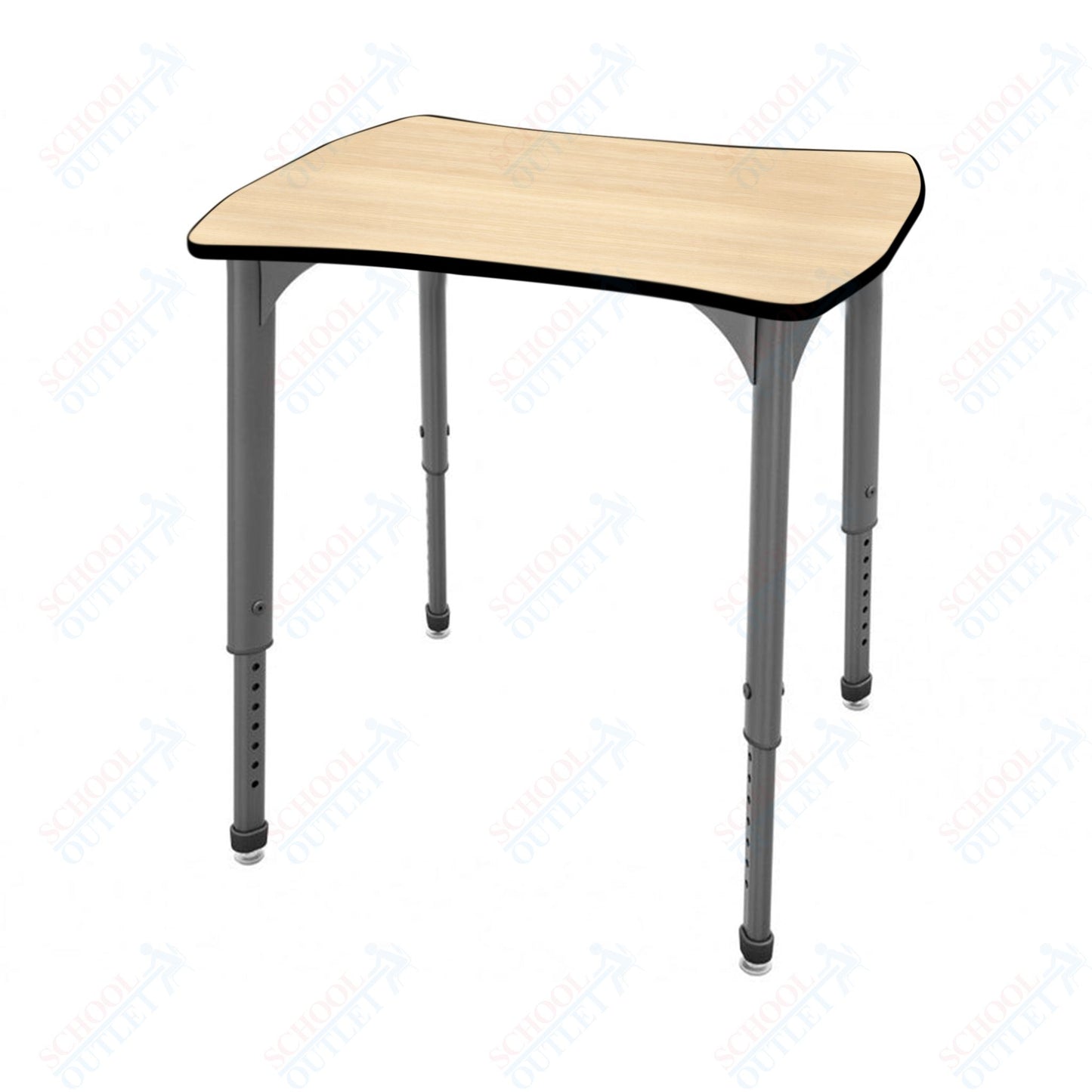 Marco Apex Series Contour Preschool Collaborative Desk 24" x 28" Adjustable Height 17"-24" (38-2310-MB)