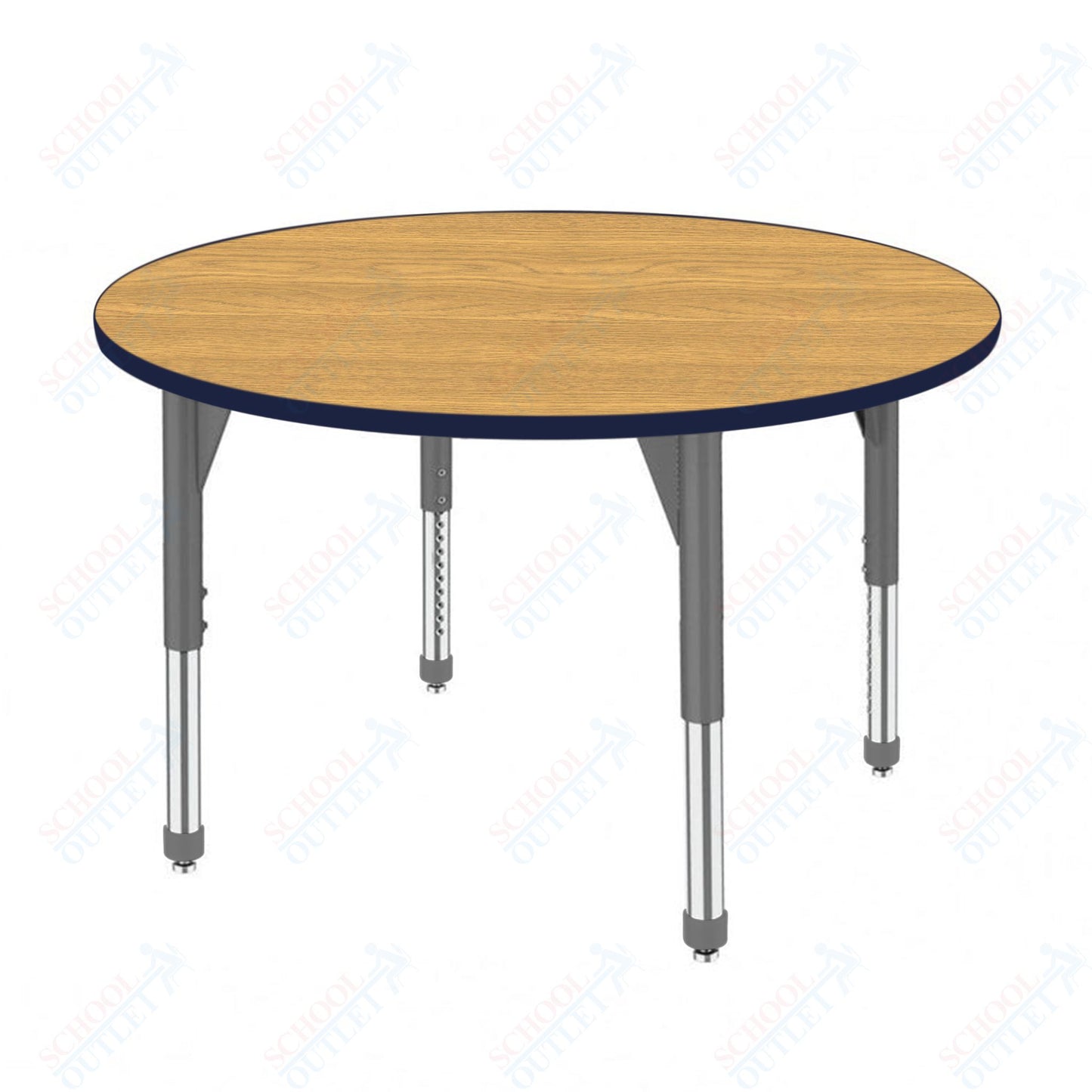 Marco Premier Series 60" Round Stand-Up Table Adjustable Height 32"-42" (43-2207-MA)