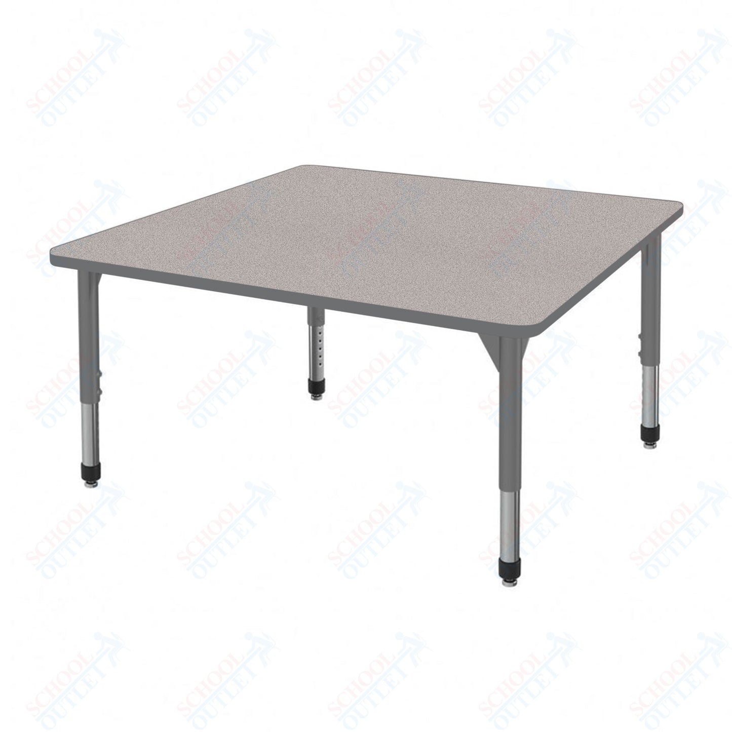 Marco Premier Series 42" Square Stand-Up Table Adjustable Height 32"-42" (43-2214-MA)