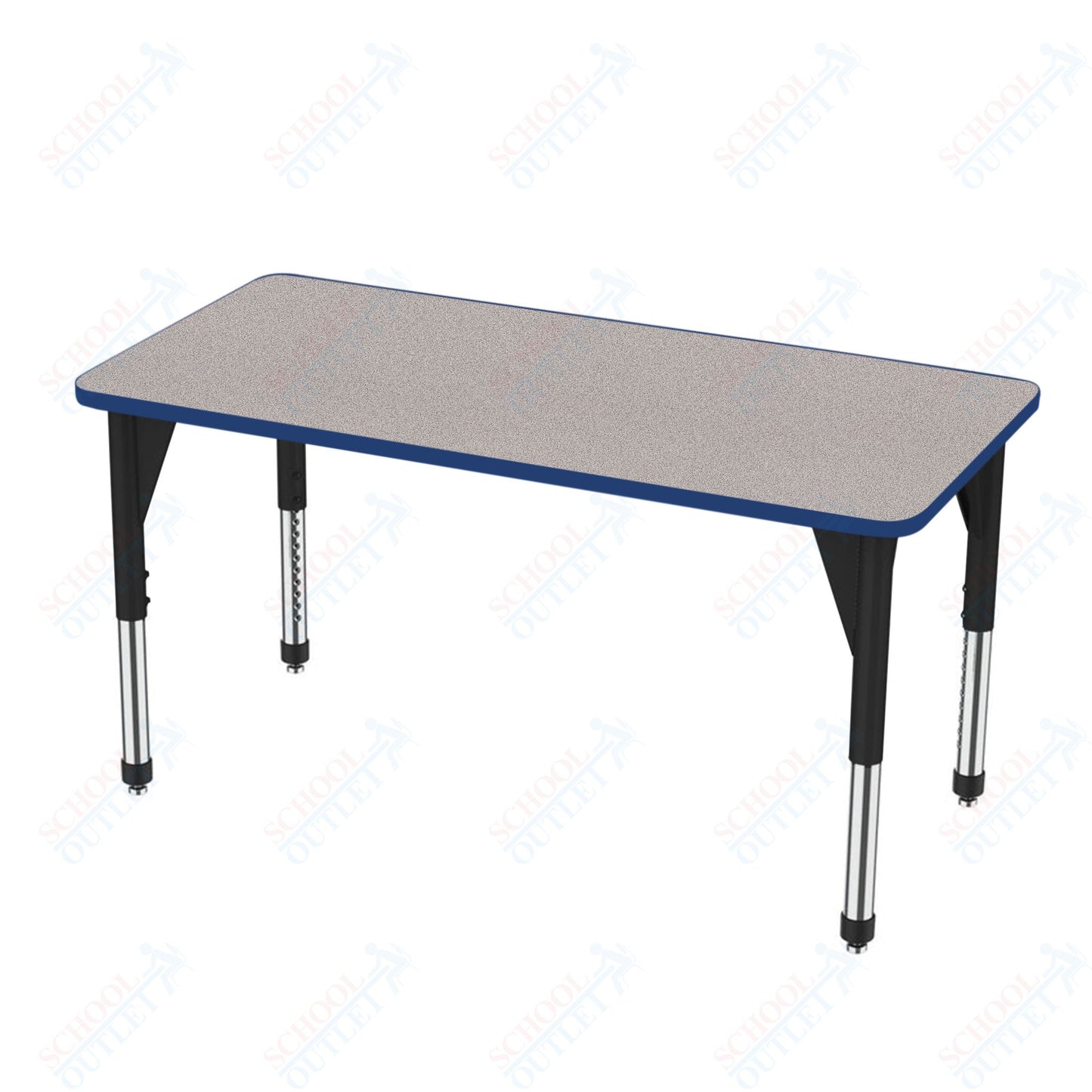 Marco Premier Series Rectangle Activity Table 24" x 48" Adjustable Height 21"-31" (43-2226-MB)