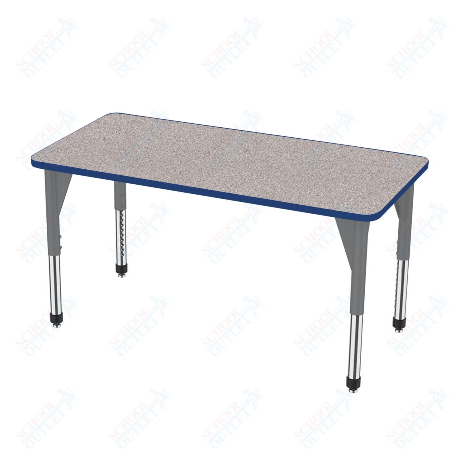 Marco Premier Series Rectangle Activity Table 24" x 48" Adjustable Height 21"-31" (43-2226-MB)