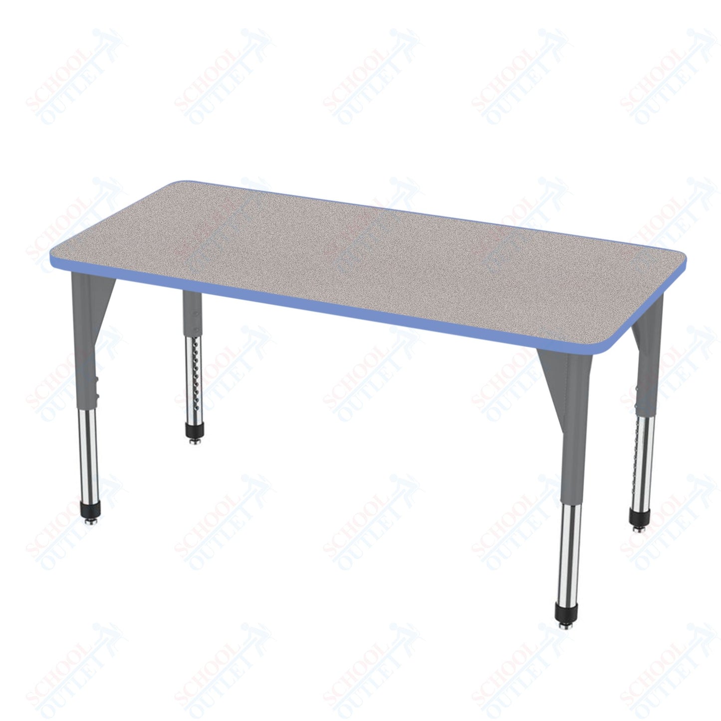 Marco Premier Series Rectangle Activity Table 24" x 48" Adjustable Height 21"-31" (43-2226-MB)