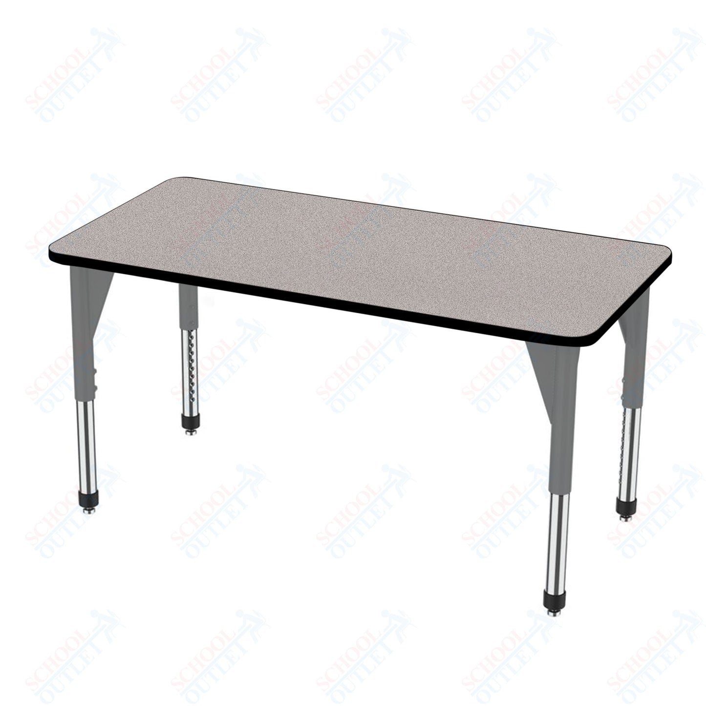 Marco Premier Series Rectangle Stand-Up Table 24" x 72" Adjustable Height 32"-42" (43-2230-MA)