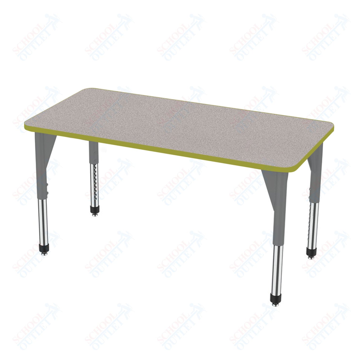 Marco Premier Series Rectangle Stand-Up Table 24" x 72" Adjustable Height 32"-42" (43-2230-MA)