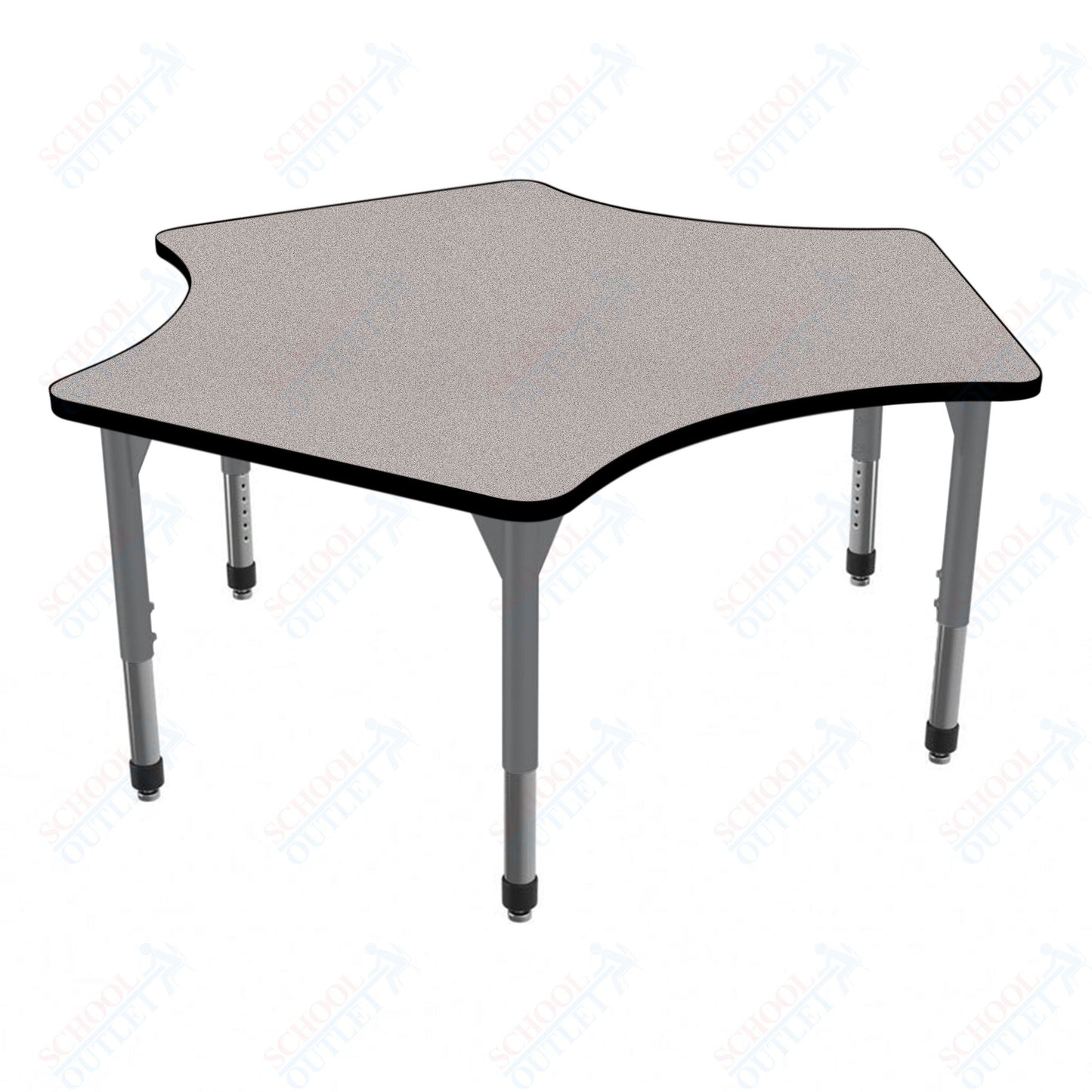 Marco Premier Series Delta Activity Table 60" x 60" Adjustable Height 21"-31" (43-2251-MB)